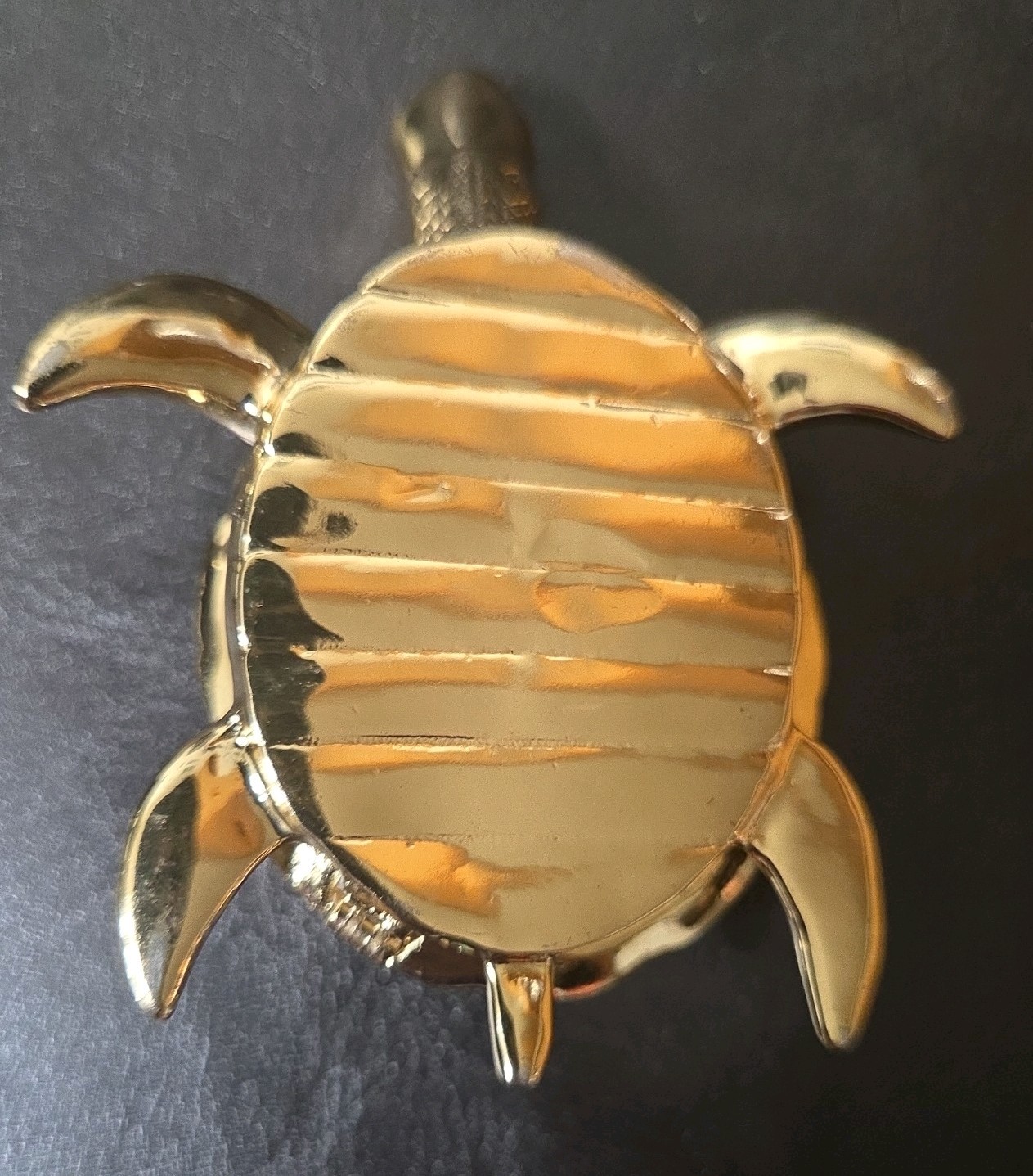 New Vintage Green Turtle with green rhinestones around it .25 .00 Dollars. New