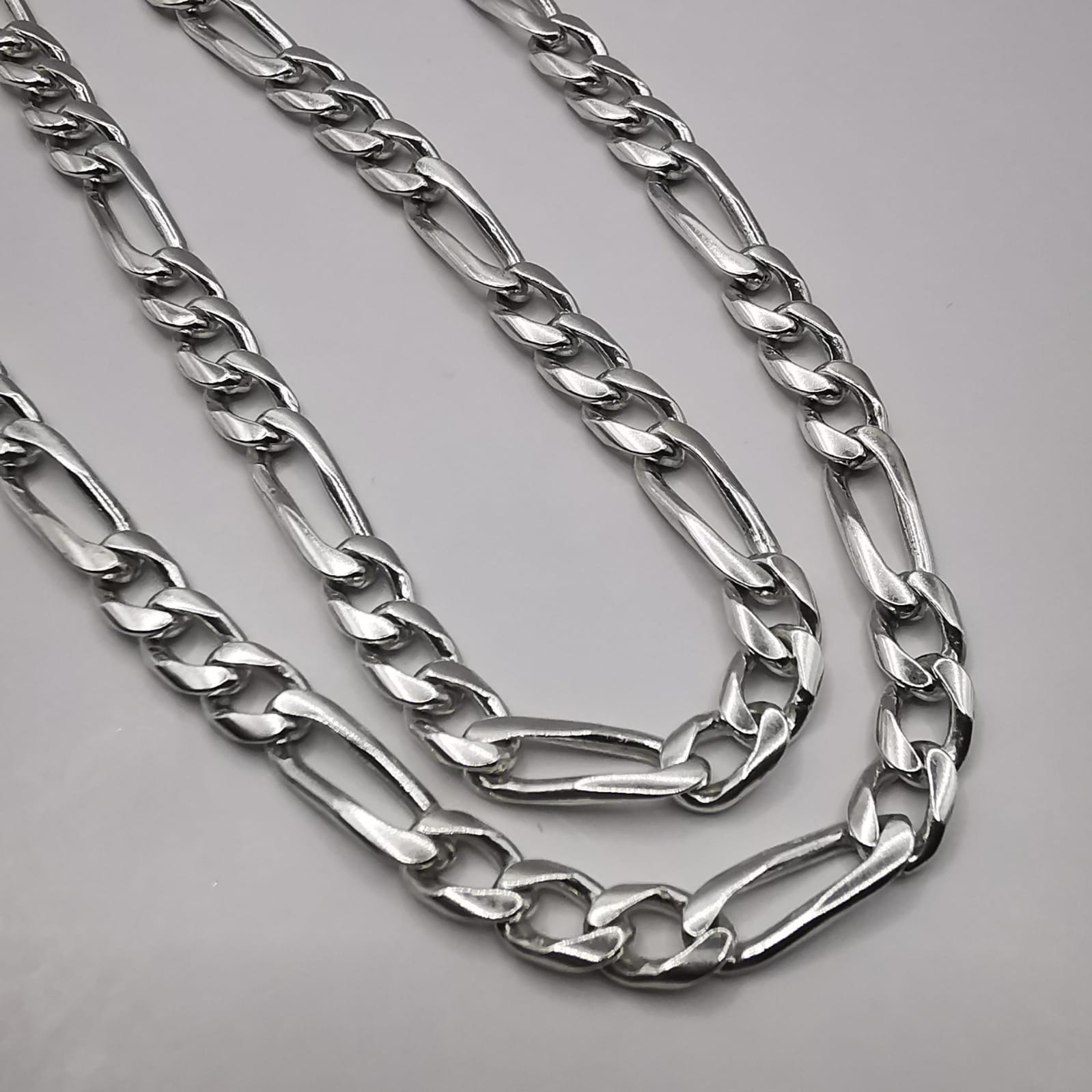 Vintage 925 Sterling Silver Signed Jewelry Chain 22.25in (56.5cm) 0.74oz