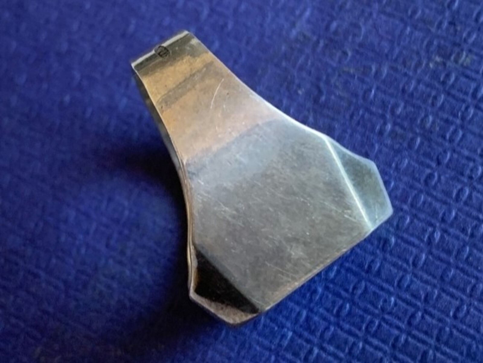 Vintage Soviet USSR men’s ring sterling silver 875 ⭐ Size 11 Weight 7.7 g.