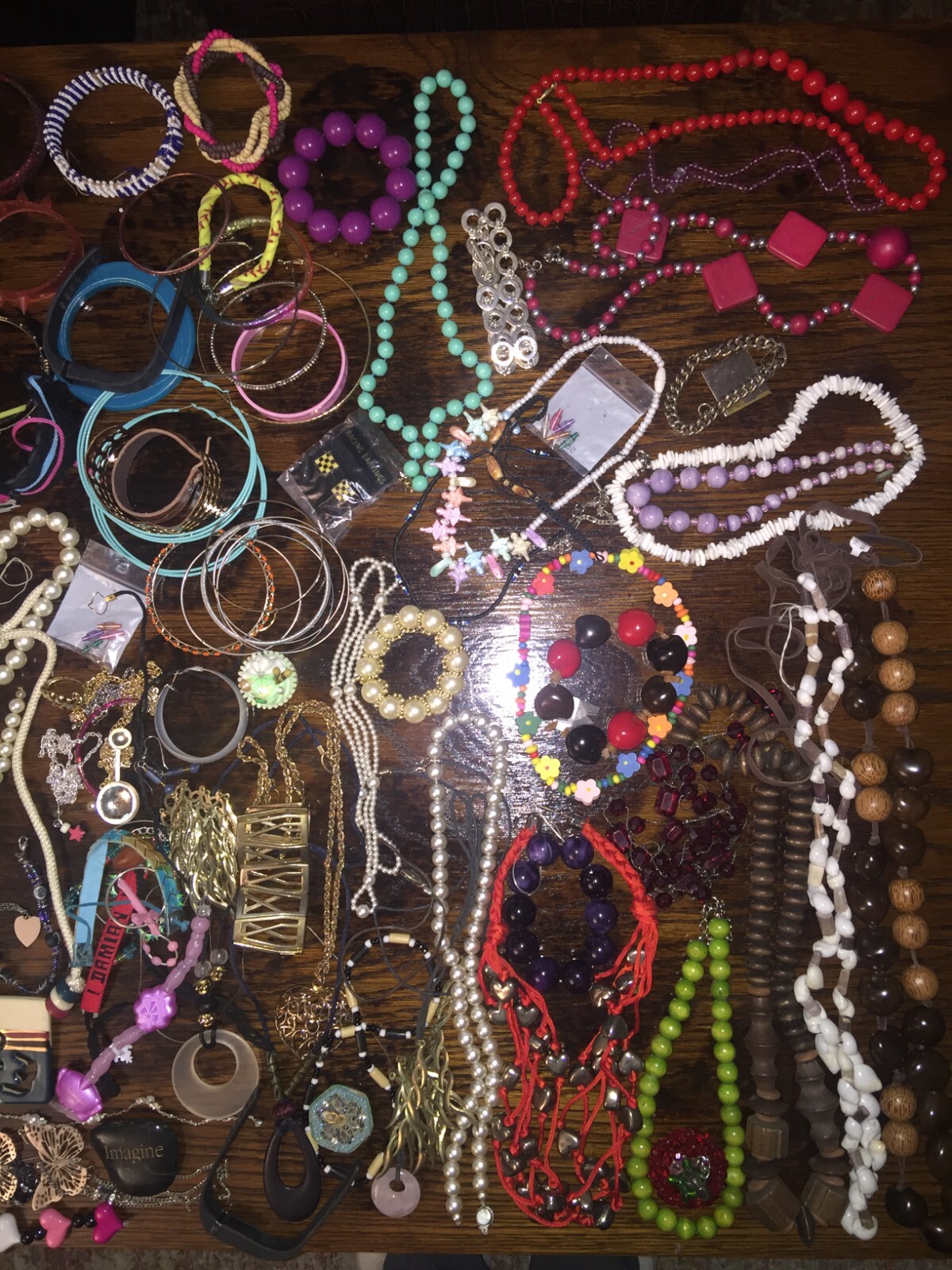 6+ LBS Vintage To Modern FASHION JEWELRY Lot All Wearable!! JLMIX40