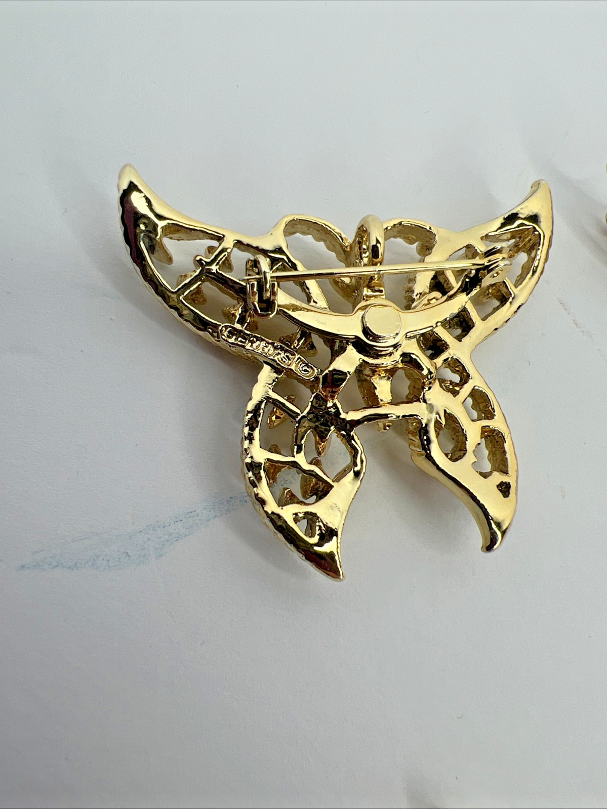 Vintage Butterfly Brooch Lot Signed Gerry’s Money Marvella Mother of Pearl READ