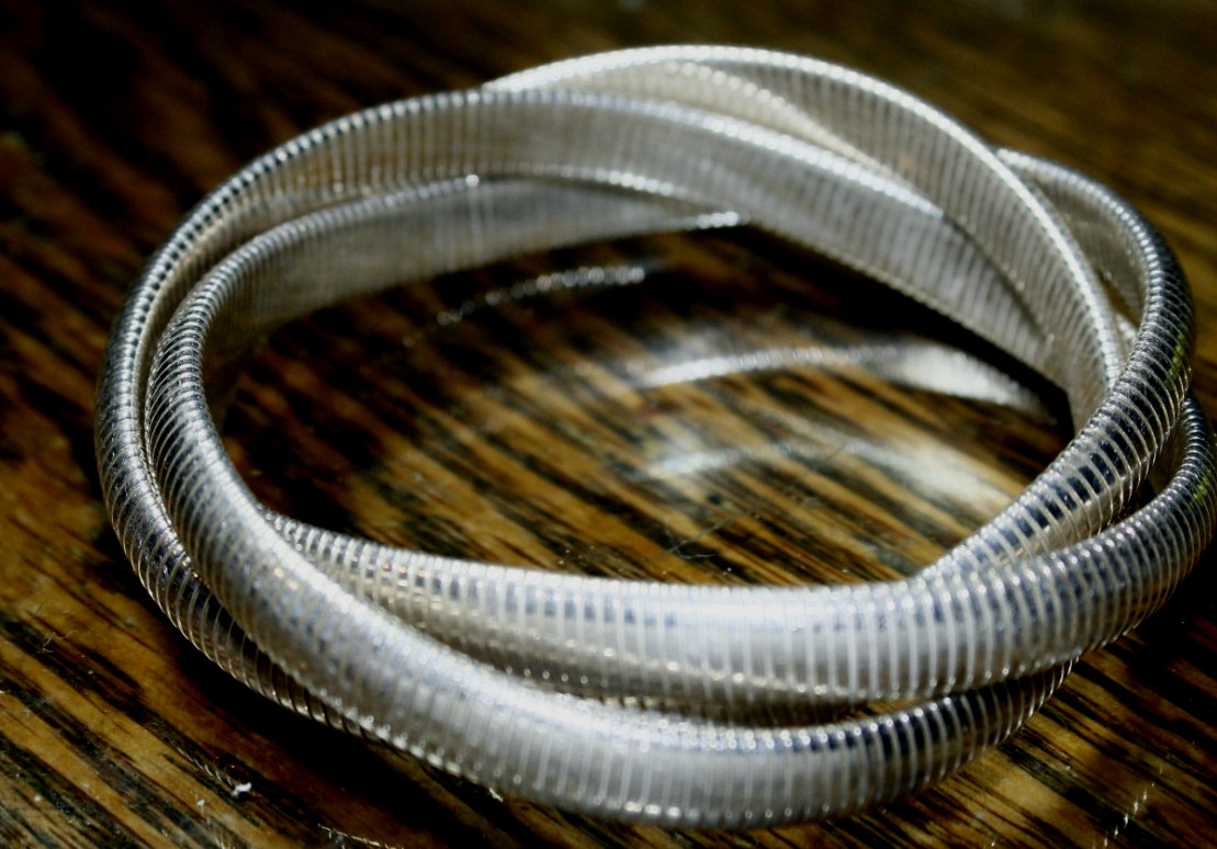 LEONORE DOSKOW STERLING SILVER TRIPPLE STRETCH BRACELET