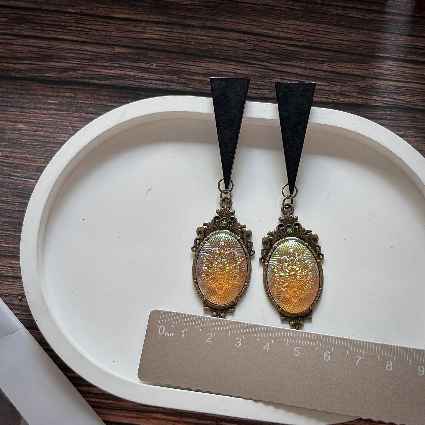 2PCS Chic Retro Relief Earrings Gold Tone Mixed Styles Daily Accessory Gift