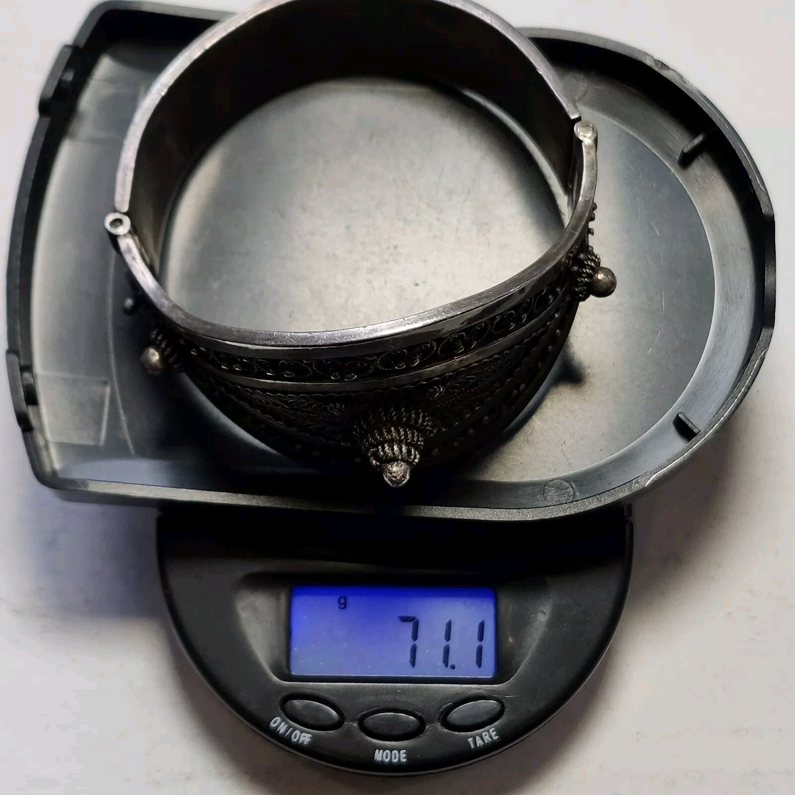 Vintage Berber Bracelet Kabe 850 Silver Morocco