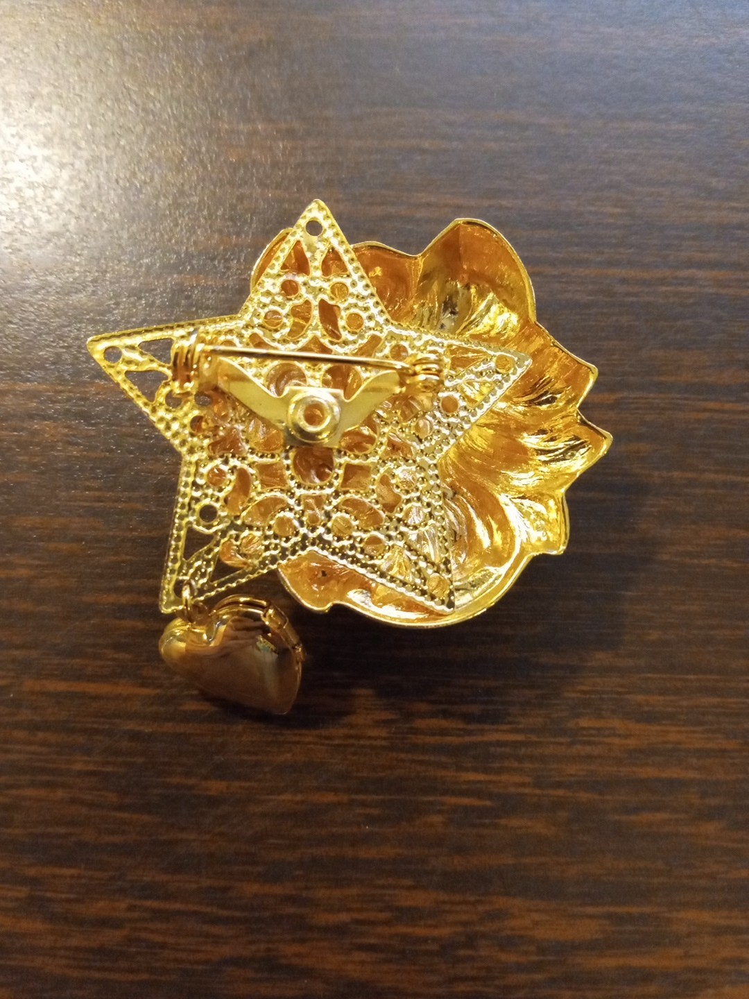 Tacoa Carin Terrier Gold Pin Brooch New