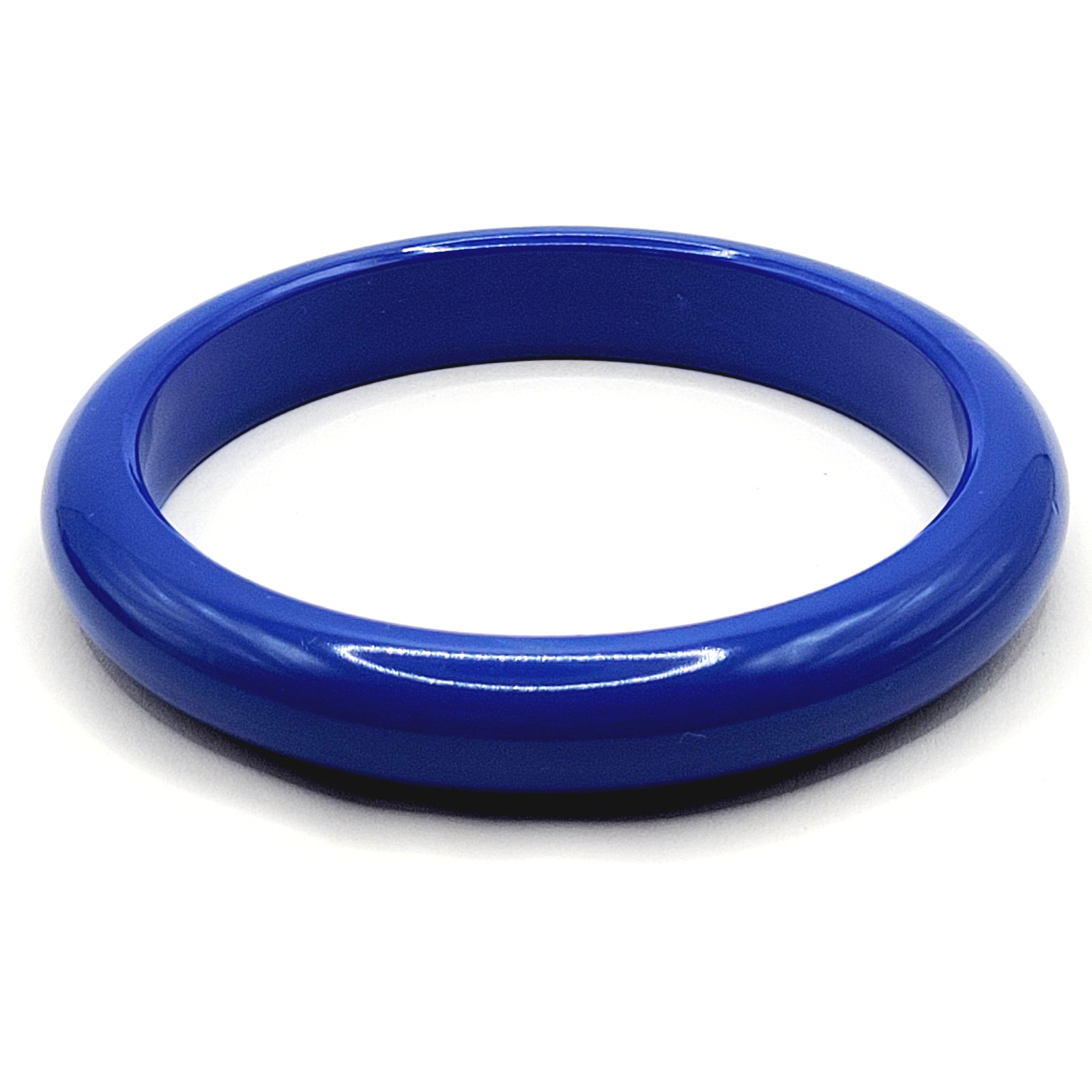 3 Blue Color Different Shape Size Bangle Bracelet Retro Style Vintage 1980s
