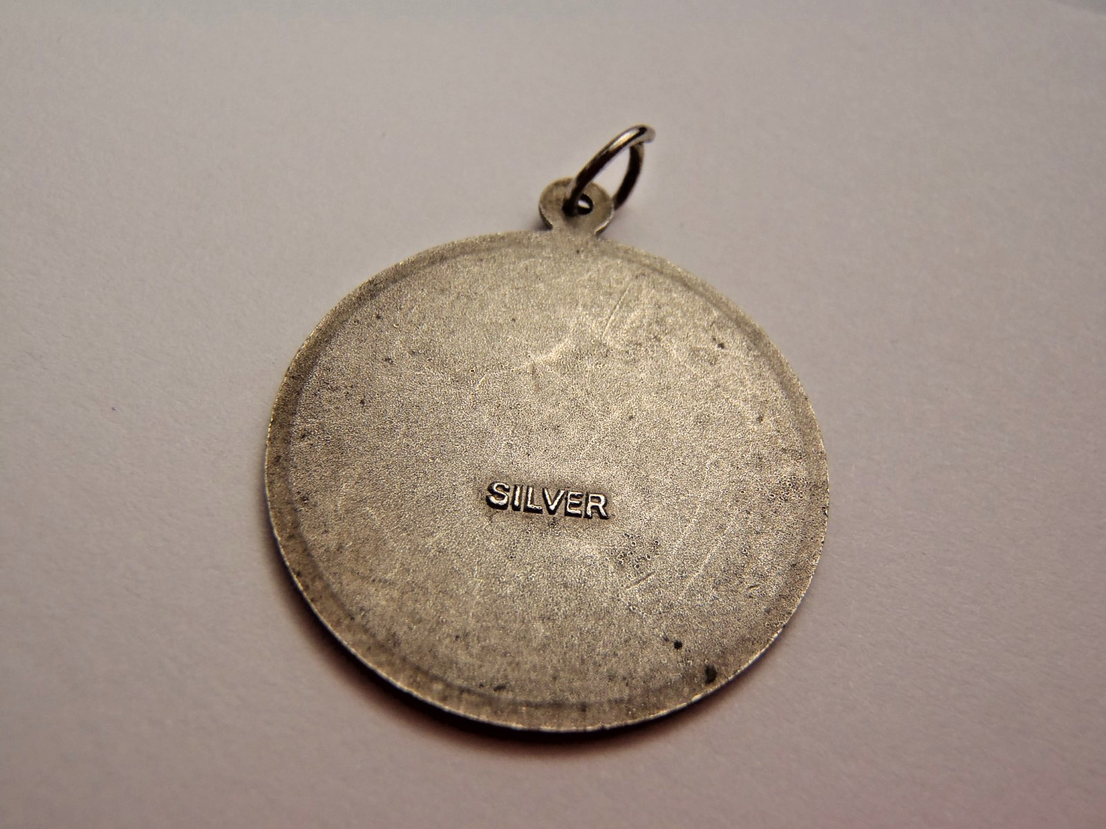 Vintage St. Christopher Silver Pendant 3.2g
