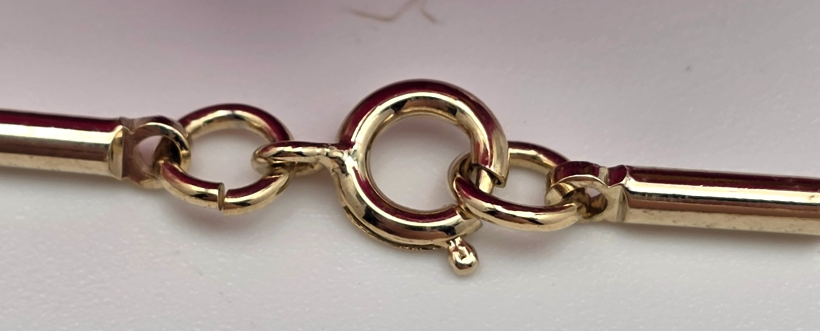 Vintage Sarah Coventry Interchangeable Tulip Necklace 23.5 In Gold Bar Link