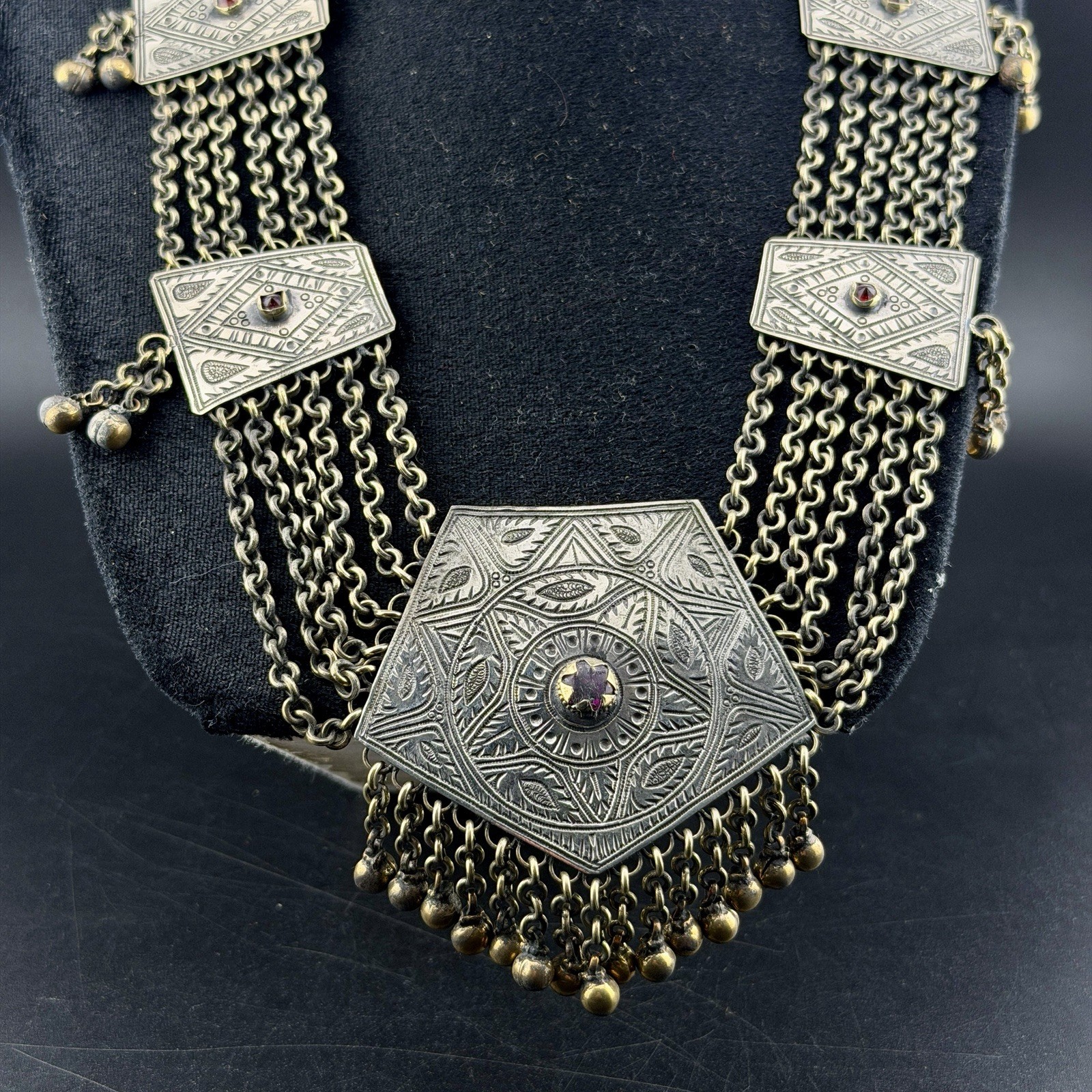 Vintage Beautifully Crafted Old Afghani Handmade Stunning Unique Necklace
