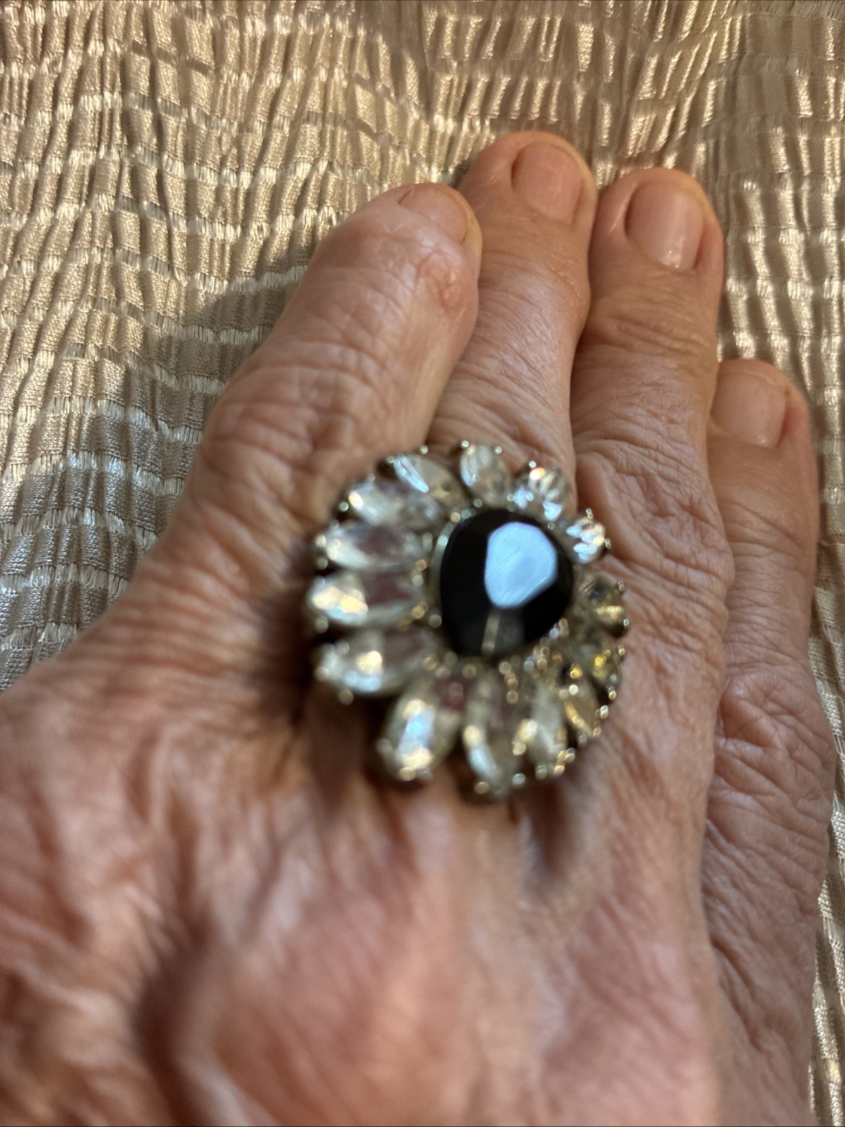 vintage rhinestone Ring