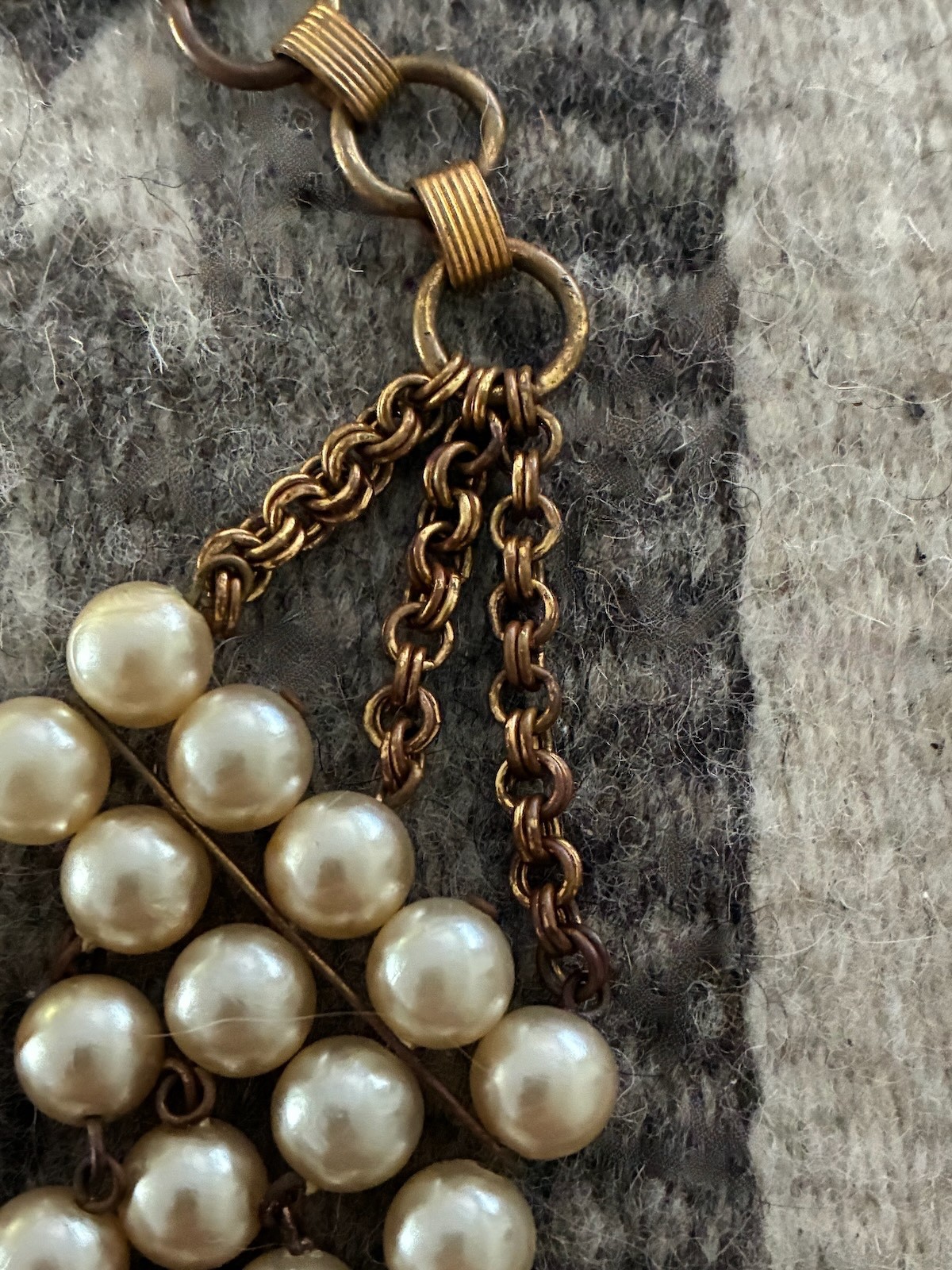 EARLY 1940s MIRIAM HASKELL PEARL NECKLACE Unsigned