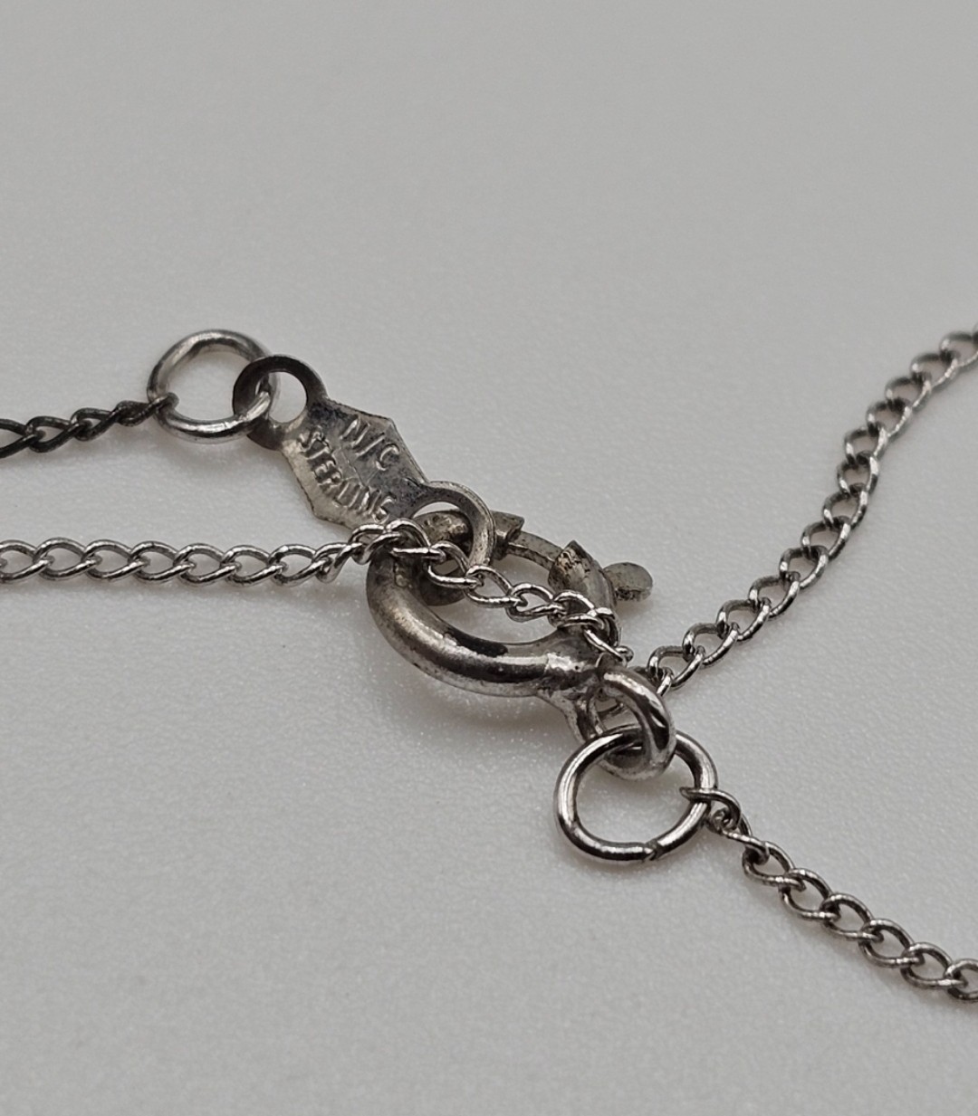 Silverite F And Co Antique Pendant On 19 Inch Sterling Silver Chain