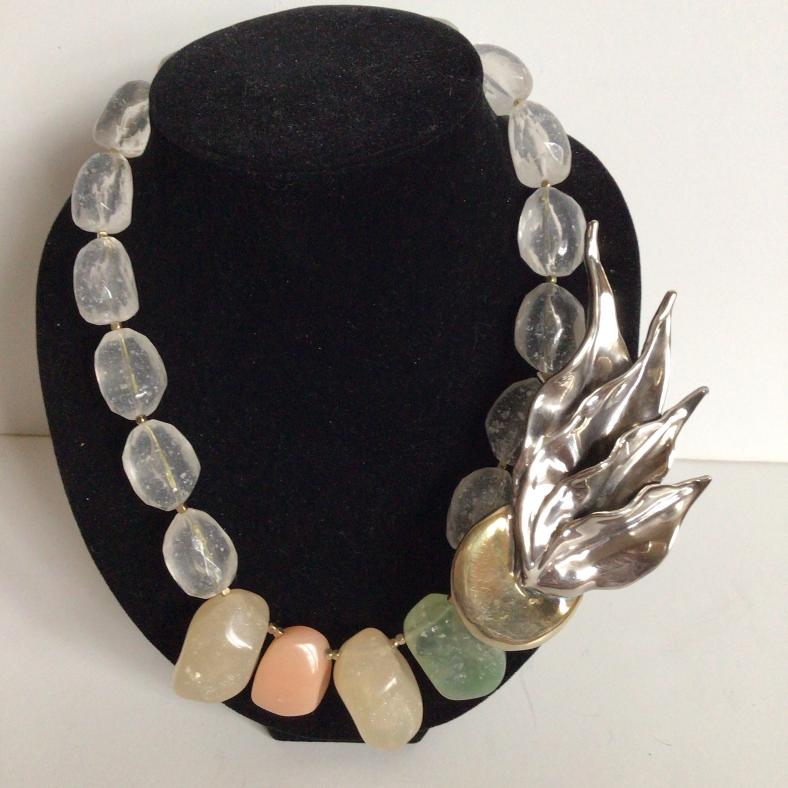 GORGEOUS SEBBAG VON MUSULIN NECKLACE VARSANO PENDANT STERLING