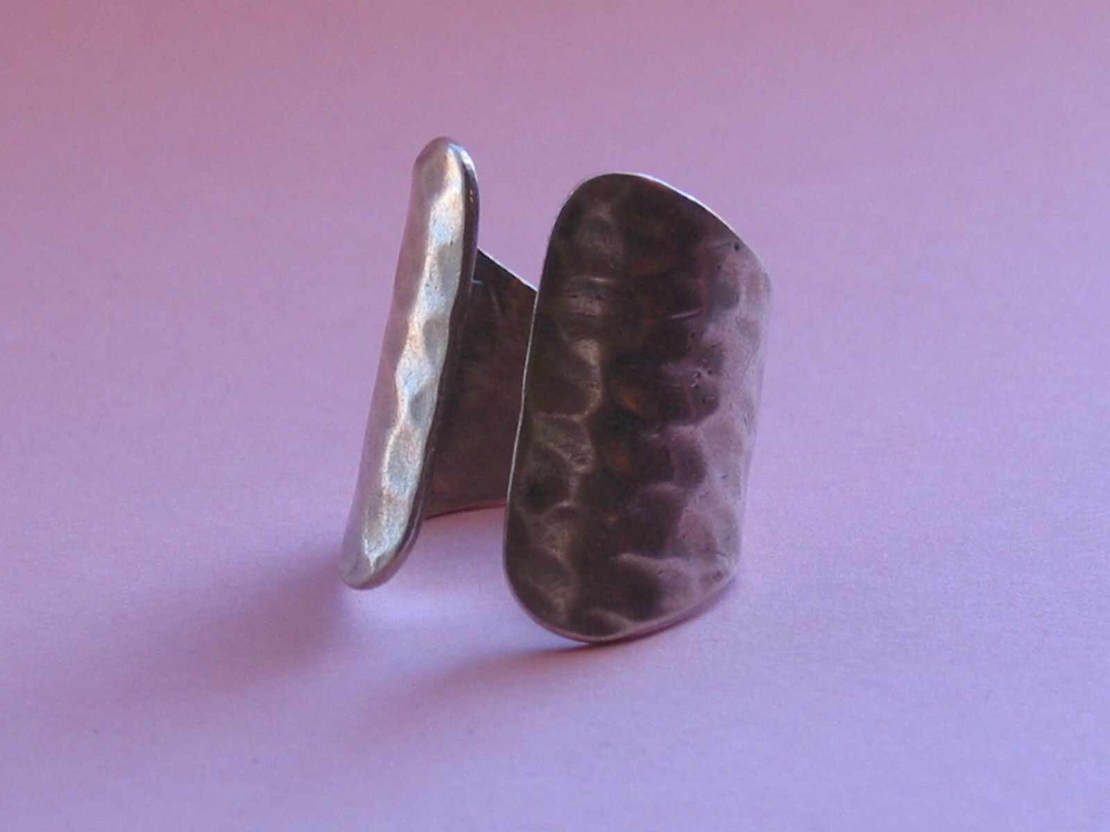 Hand Crafted Artisan Modernist Sterling DOMINIQUE DINOUART Ring ~ Size 8