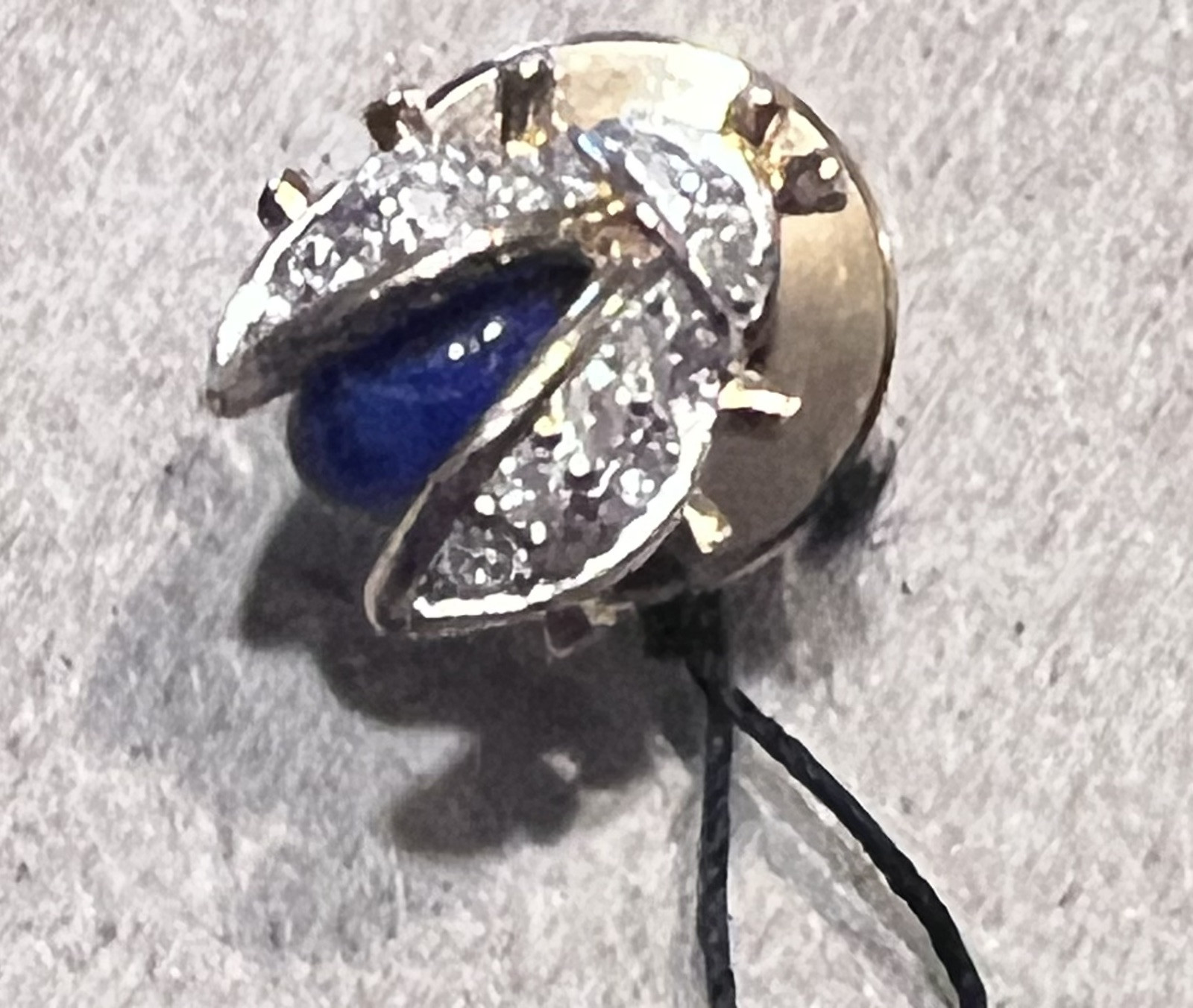 Panetta Lady Bug Rhinestone Bug Brooch Lapel Pin Ladybug Tags USA