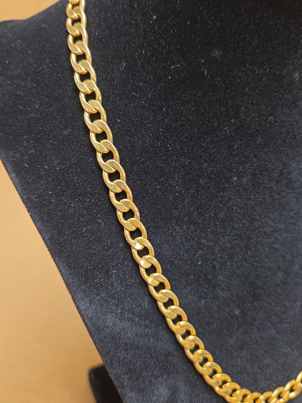 Vintage Avon Gold Tone Versatile Convertible Cuban Chain Necklace Set 18″