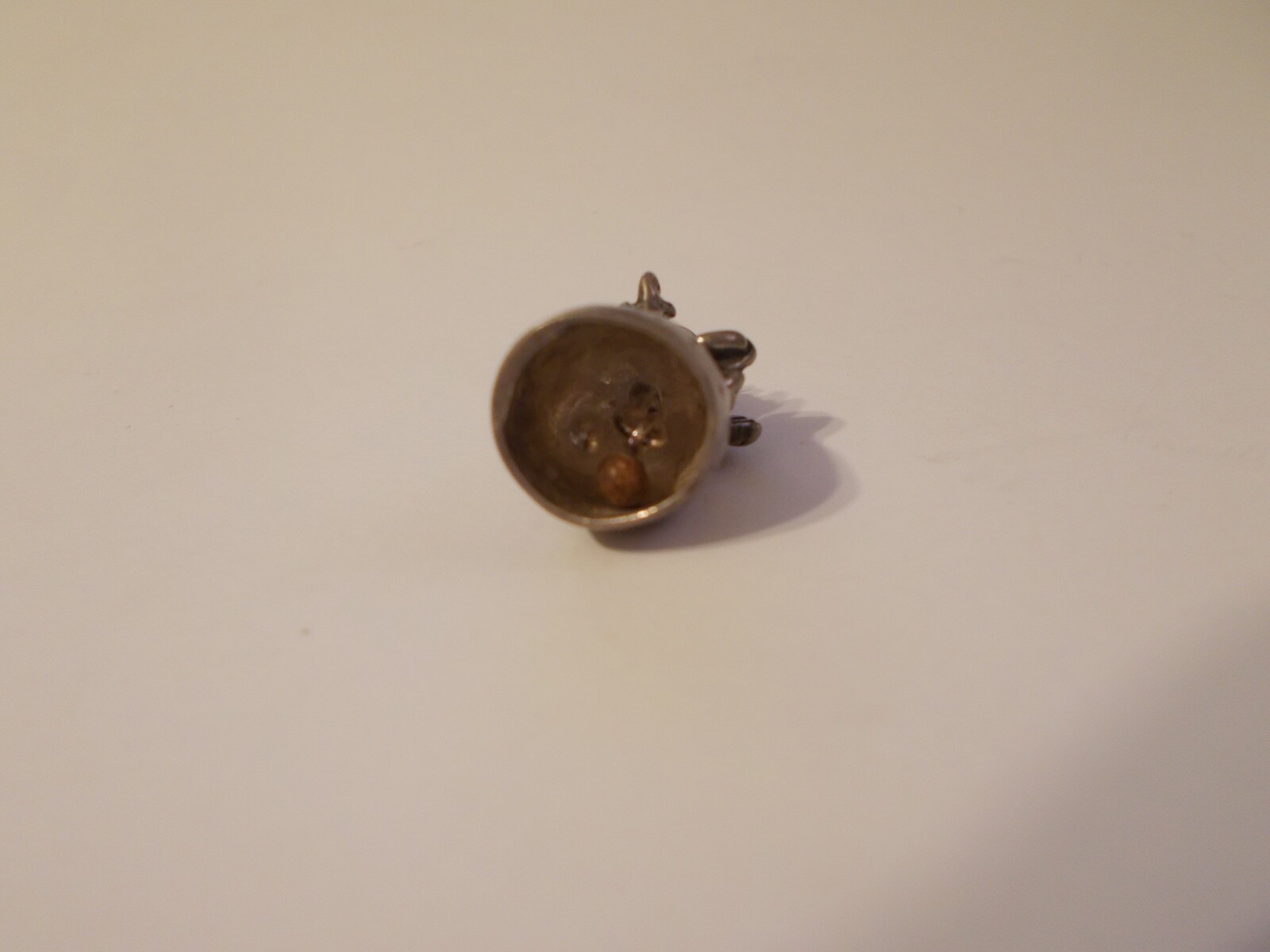 VTG Guardian Angel Bell Sterling Silver .925 Charm Pendant