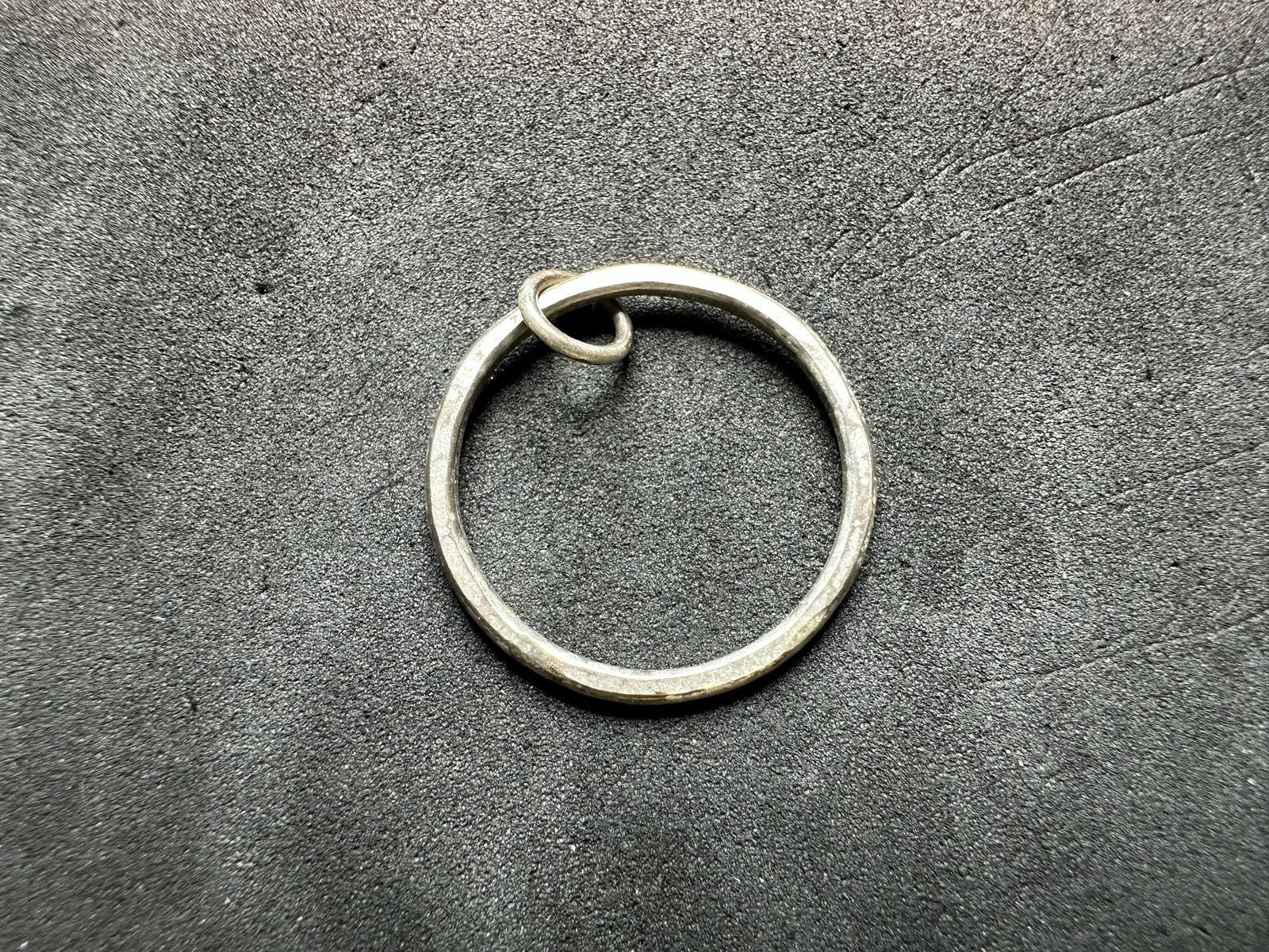 1.53g Vintage Sterling Silver 925 Circle Hoop Loop Ring Pendant M