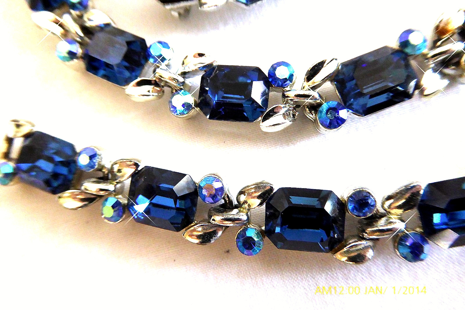 RARE VTG LISNER EMERALD CUT RHINESTONE NECKLACE EARRINGS BRACELET BROOCH SET