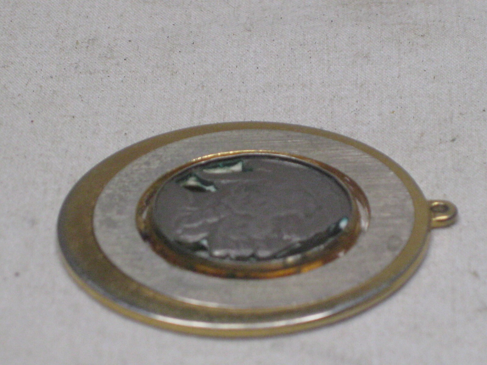 vintage cut out Buffalo Nickel pendant charm Indian coin 5 cent US United States