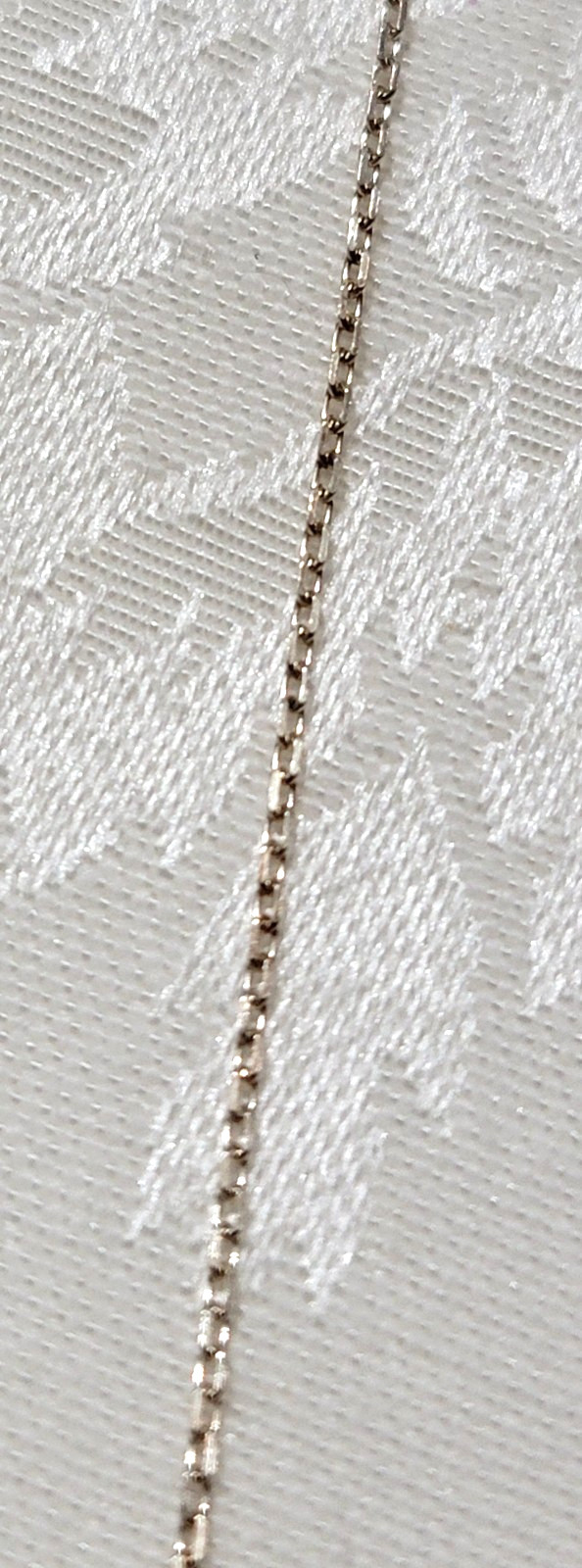 VTG 925 SWIRL DOUBLE HEART PENDENT CLEAR STONES W/925 ADJUSTIBLE CHAIN NECKLACE