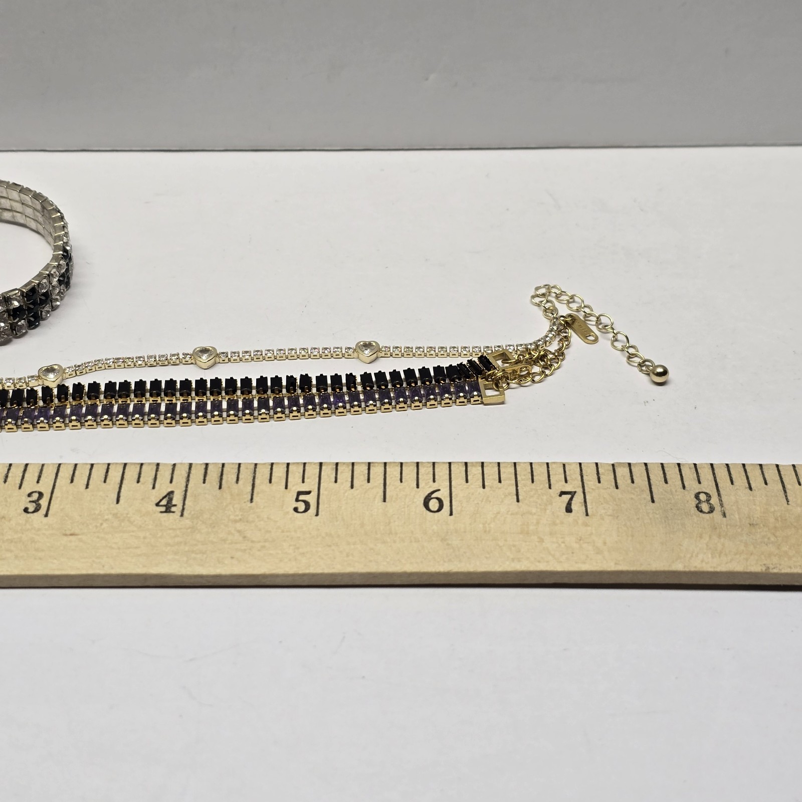 Rhinestone Bracelet Lot Of 4