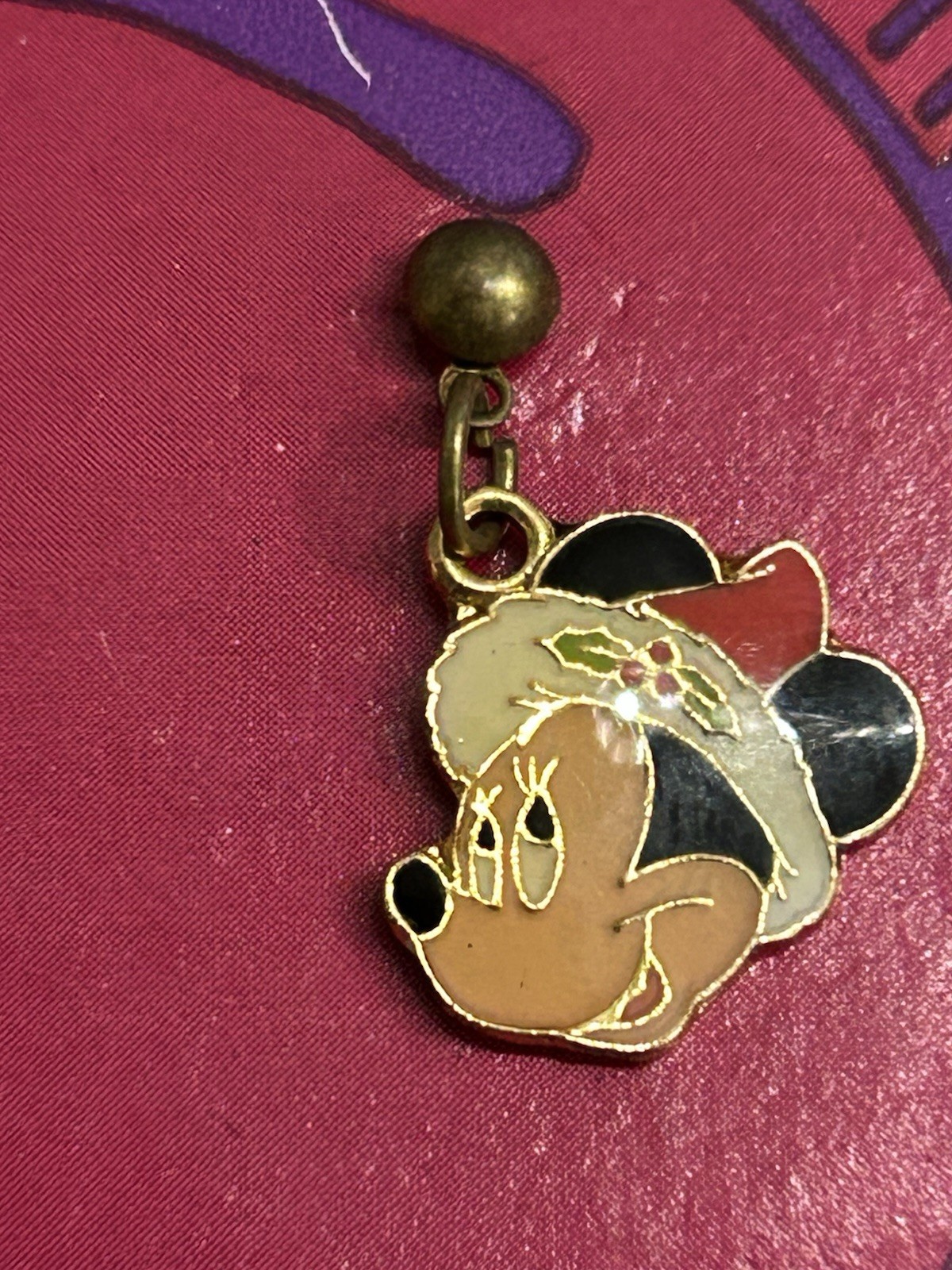 Vintage MICKEYS STUFF FOR KIDS MICKEY MOUSE Christmas EARINGS