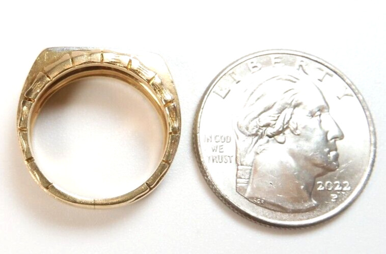 Antique 1920’s Diamond Engagement Ring 14K Two-Tone Gold 5.25 UK-K EGLUSA Unisex
