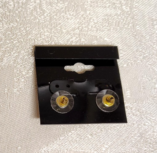 Carved Rose Earrings ivory Vintage Possibly Gold Filled Back