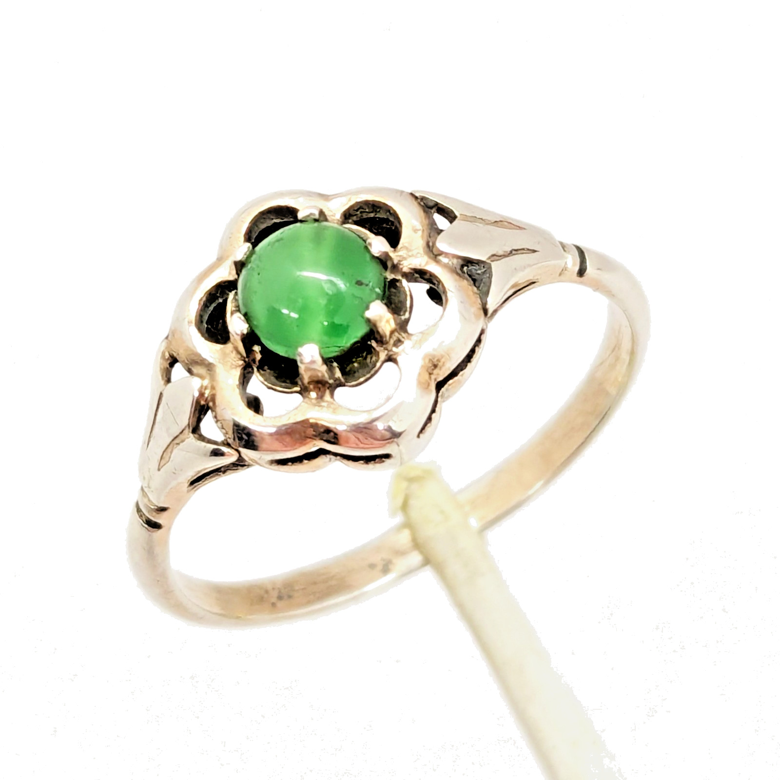 Vintage Elegant Soviet RING Silver⭐875 stamp Star USSR-size: 9.5US (19.5mm) UA#5