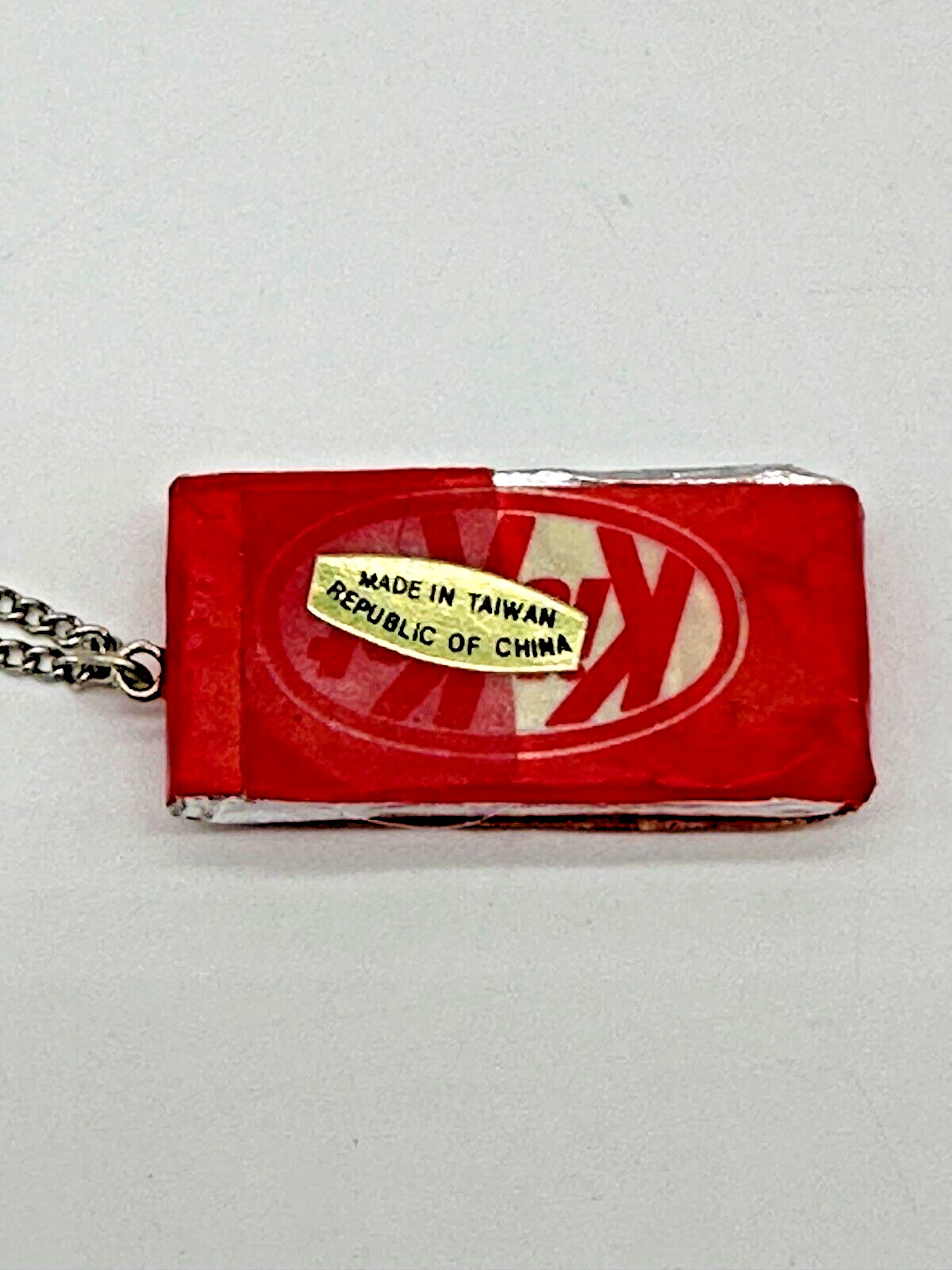 Vtg Miniature Necklaces Chiclets, Kit Kat, Calculator, Bounty, Cassette Tape