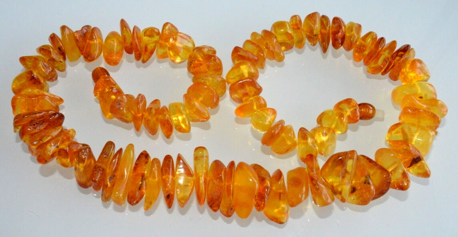 58gr RUSSIAN SOVIET BALTIC AMBER BEAD NECKLACE 琥珀 BRACELET STONE PENDANT EARRING