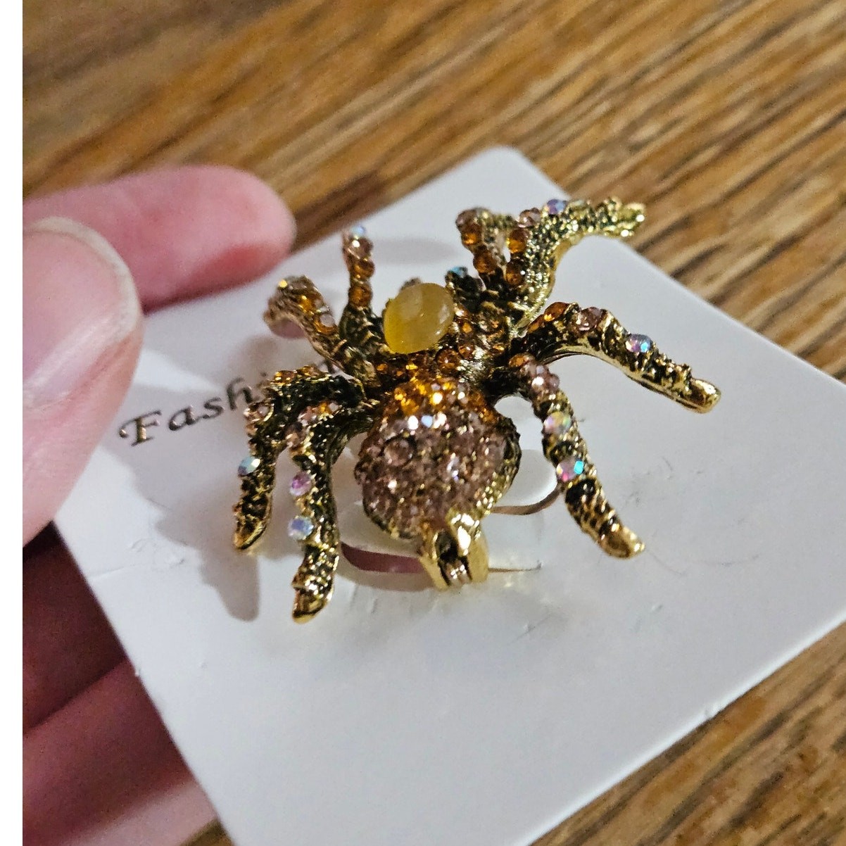 Boutique Witchy Whimsygoth Gothic Punk Grunge Retro Grannycore Spider Brooch