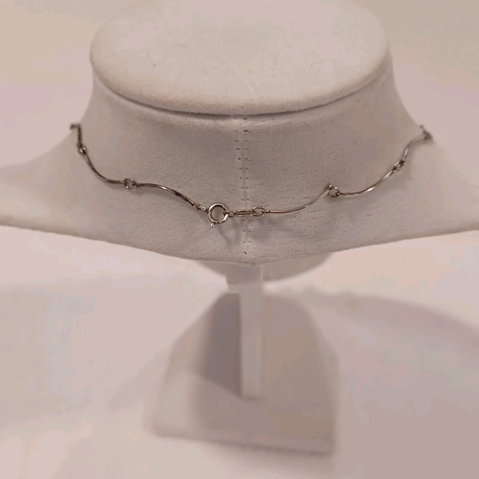 Vintage Sterling Silver And Tahitian Pearl Necklace Signed 925