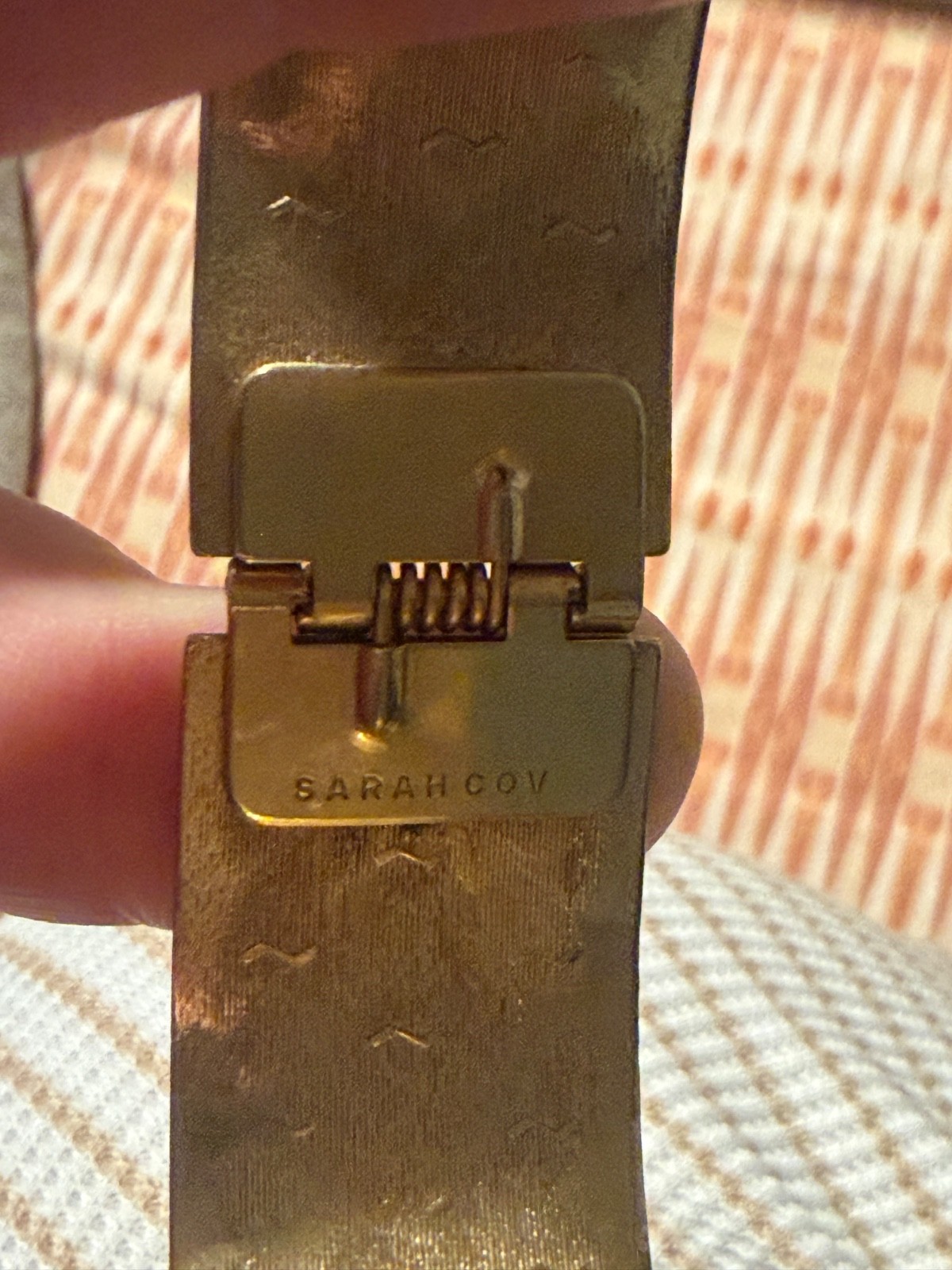 Sarah Cov cuff bracelet vintage