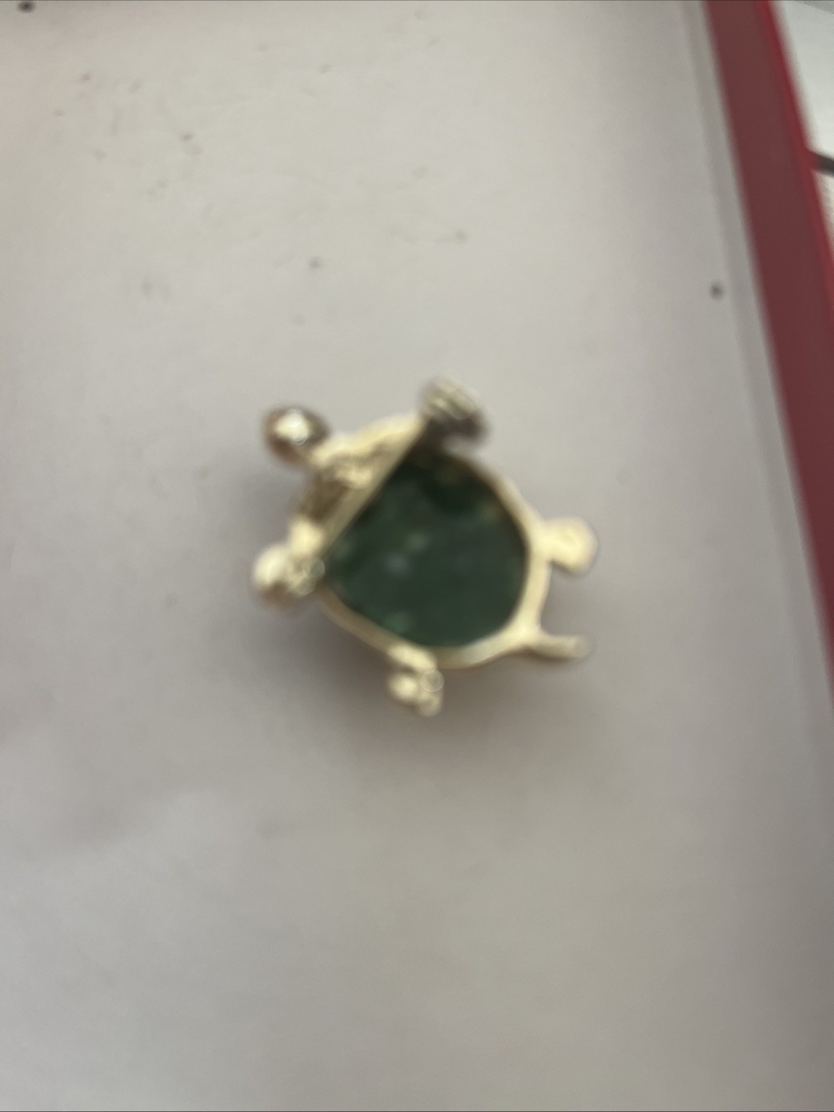 Golden Jade Turtle Pin