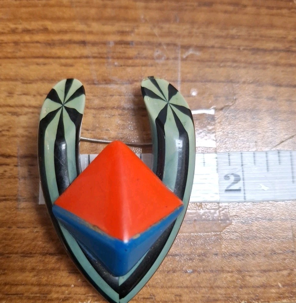 Eccentric 90’s Vintage Abstract Brooch