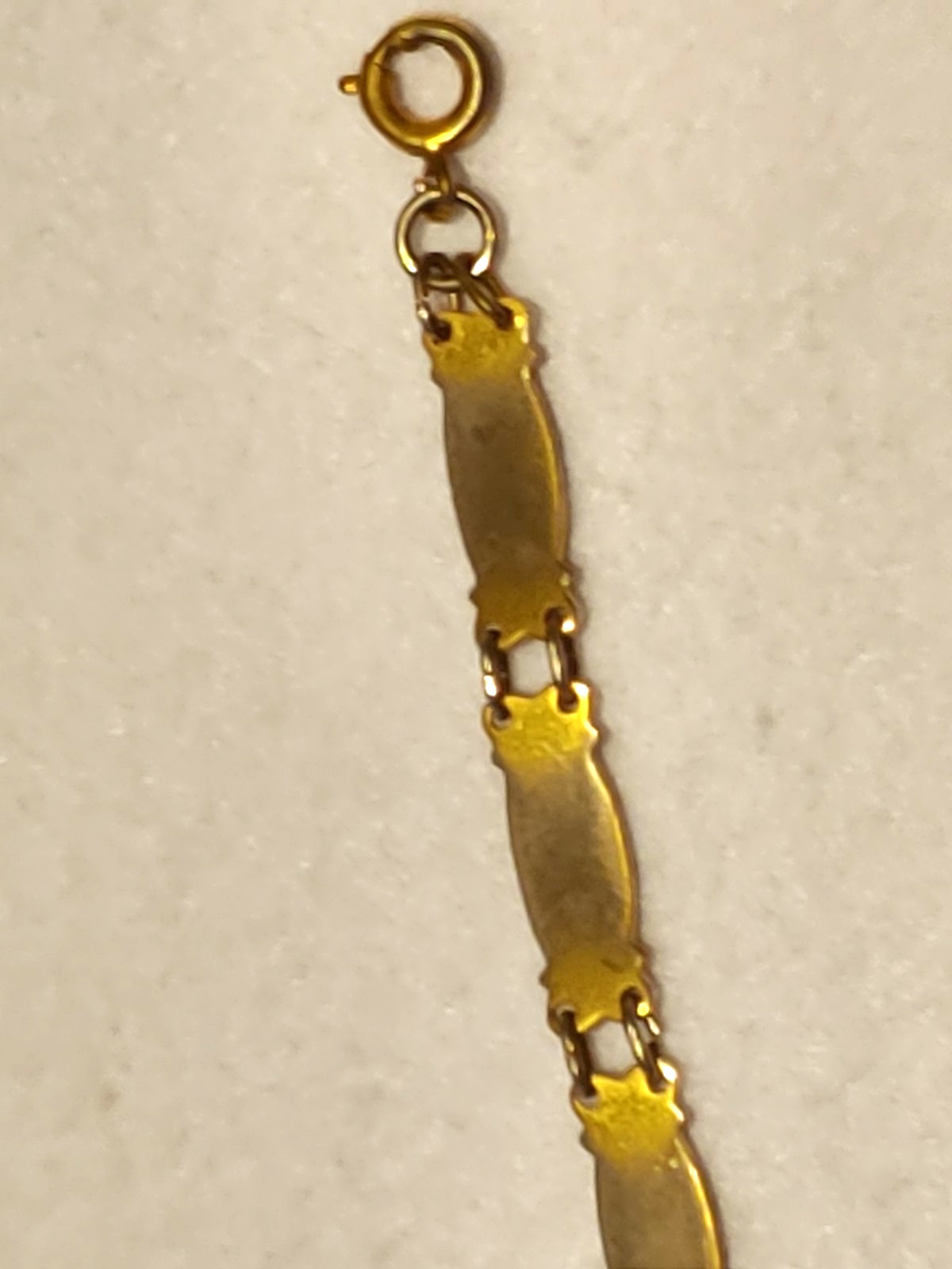 vintage – bracelet – Metal Goldtone – 1/4 in x 6 1/2 in Long