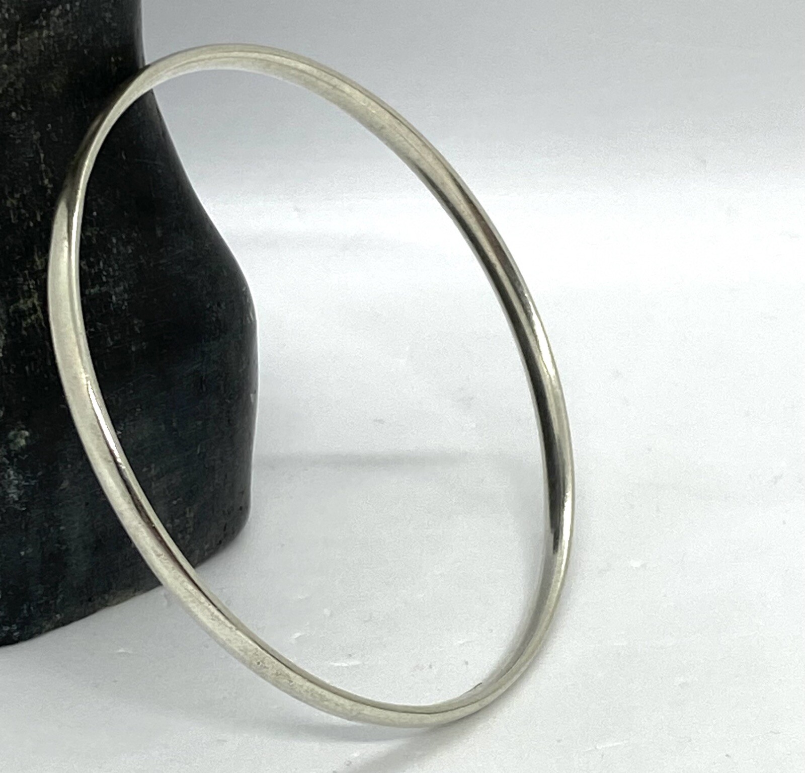 Vintage Dant Sterling Silver Bangle Bracelet Size 7.5 12.58g