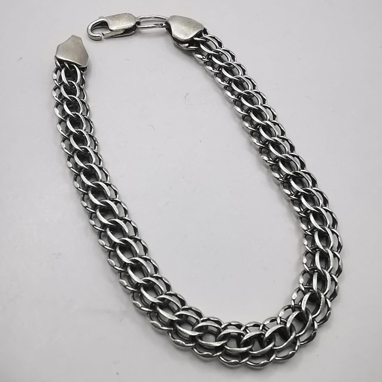Vintage Beautiful Bracelet Jewelry,925 Sterling Silver, Handmade 12,76 gram