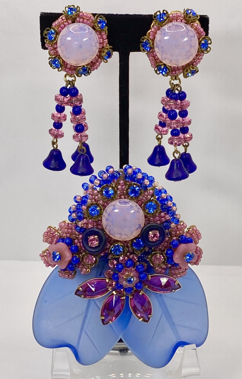 Stanley Hagler Brooch & Earring Set