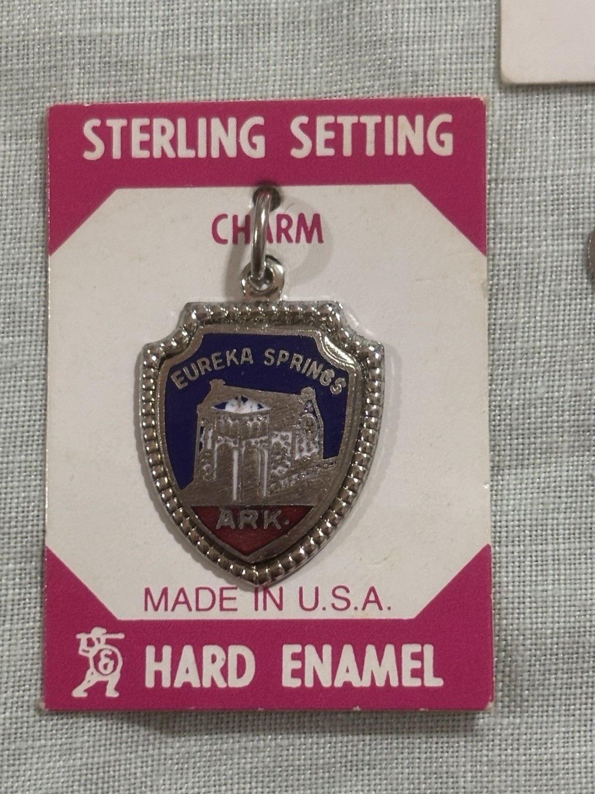 Sterling Silver Arkansas Charm Lot (4) Curated Rare Set NOS Vintage Collection