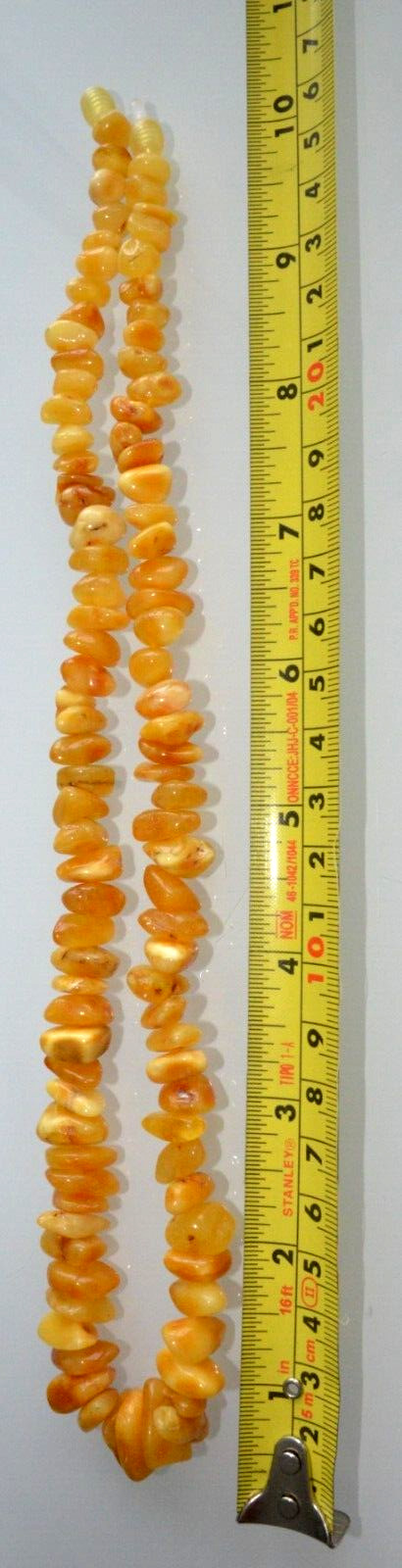 33gr RUSSIAN SOVIET BALTIC AMBER BEAD NECKLACE 琥珀 BRACELET STONE PENDANT EARRING