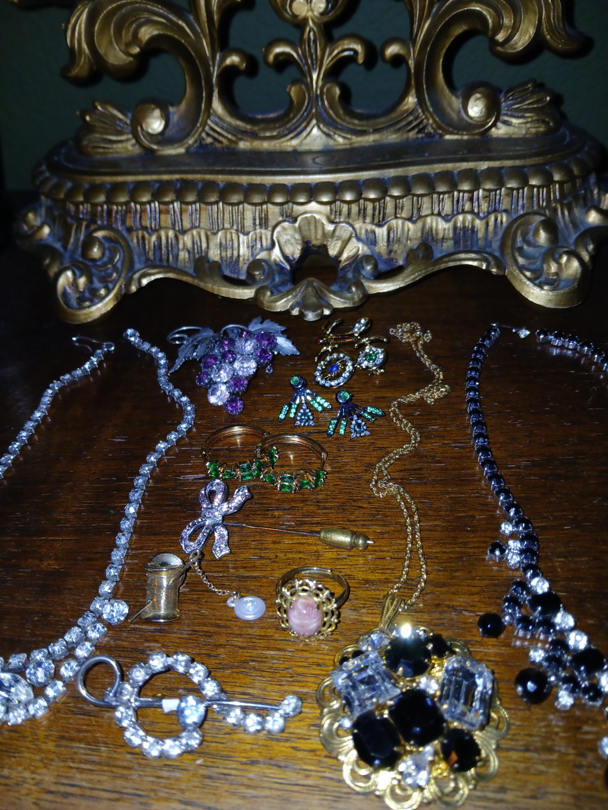 Vintage Rhinestone Jewelry Lot