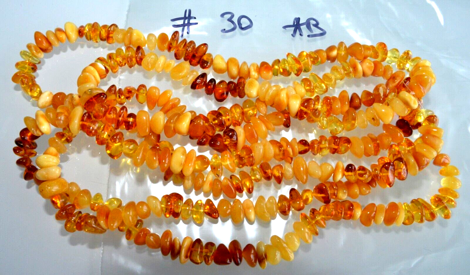 ✅135 cm=51gr RUSSIAN SOVIET BALTIC AMBER BEAD NECKLACE 琥珀 BRACELET STONE PENDANT