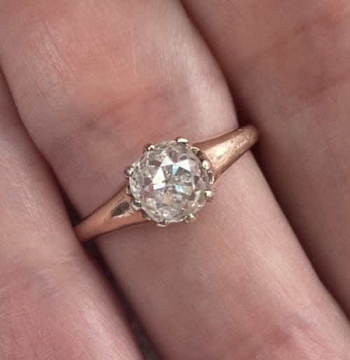 Vintage Diamond Ring – 1.32CTW Old European Cut