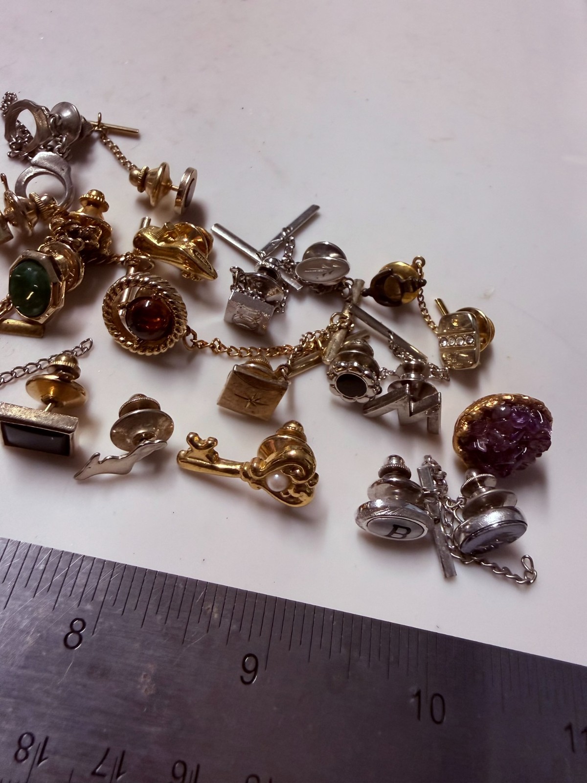Collection Lot Amazing Variety Vintage + Modern Tie Tacks #Decoration – V12