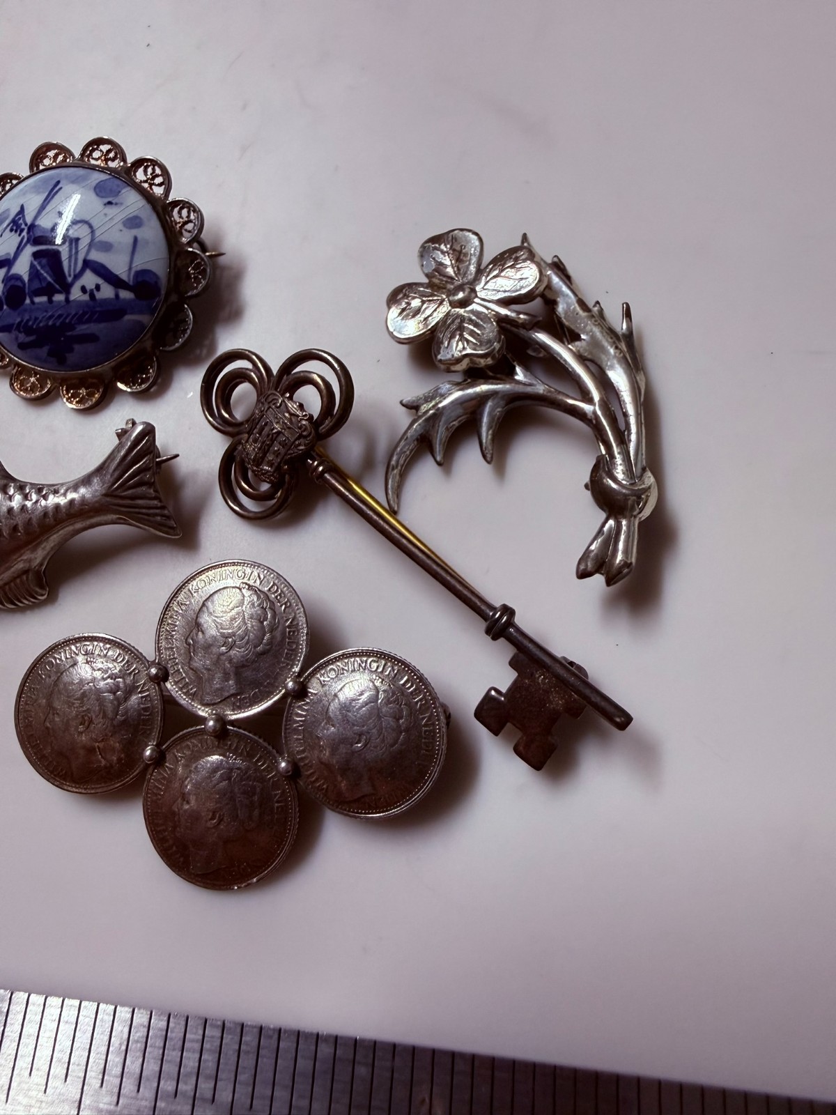 Collection Lot Amazing Vintage and Modern Sterling Silver Brooches #Decor – W6