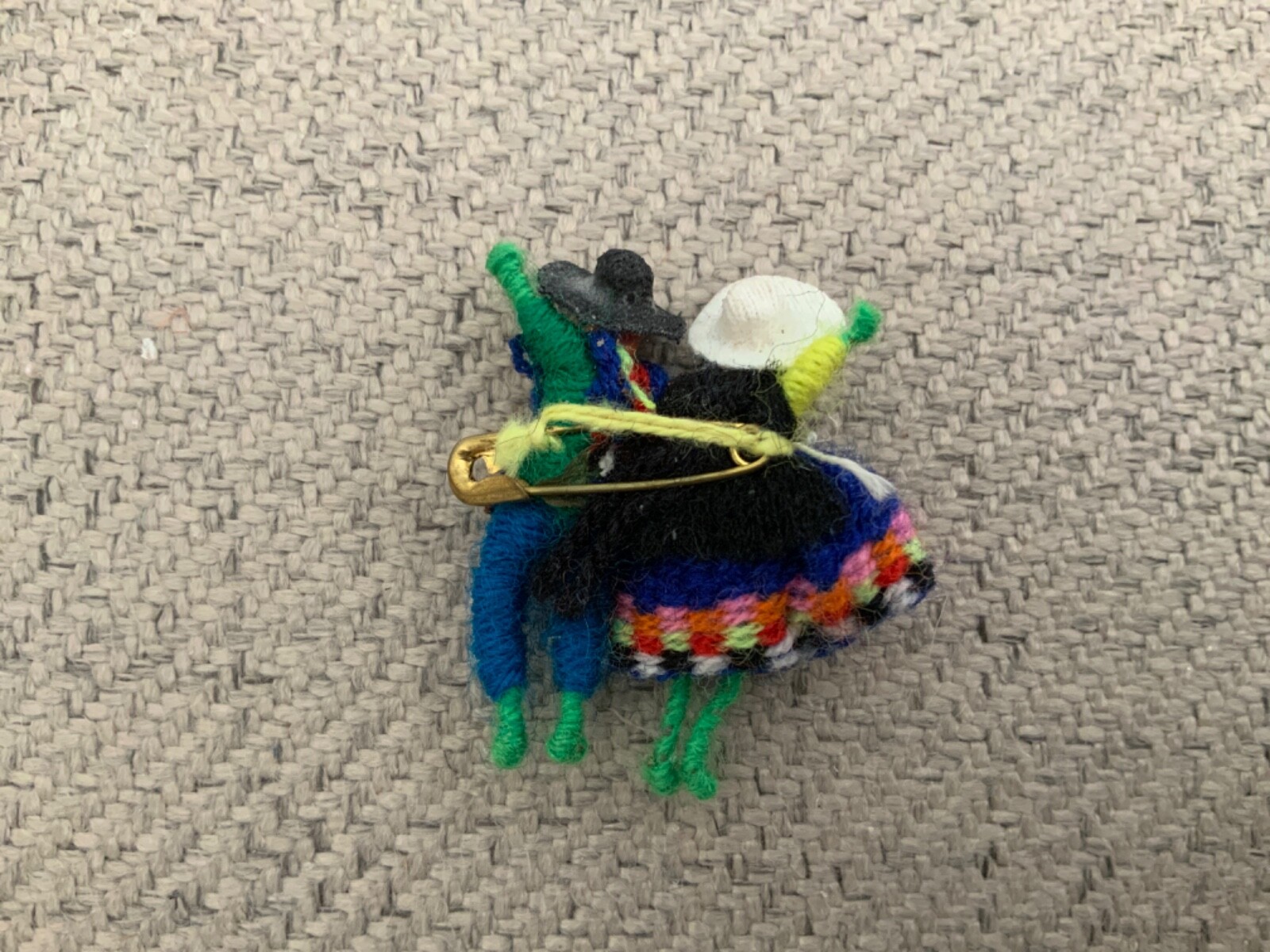 Vintage Handmade Pin from Madeira , Portugal May Have Been Worn purchased 1960’s