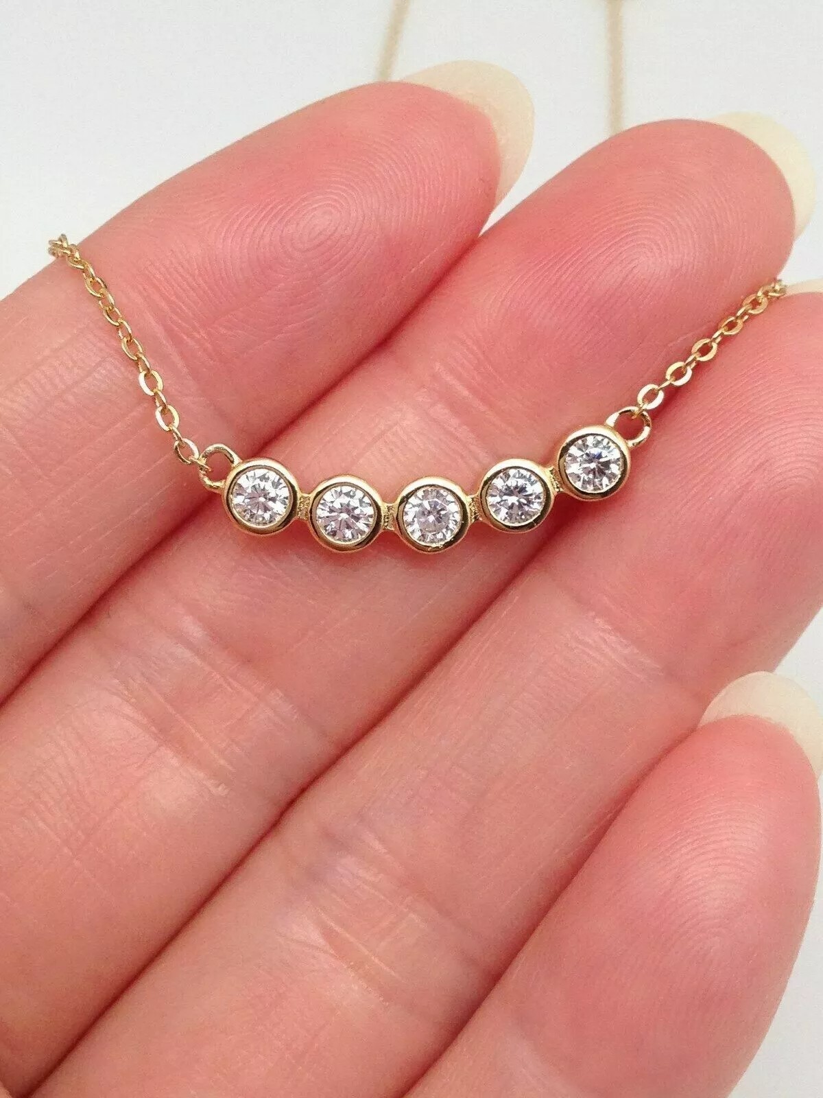 Round Cut Lab Created Diamond Engagement Special Pendent 14K Yellow Gold Finish
